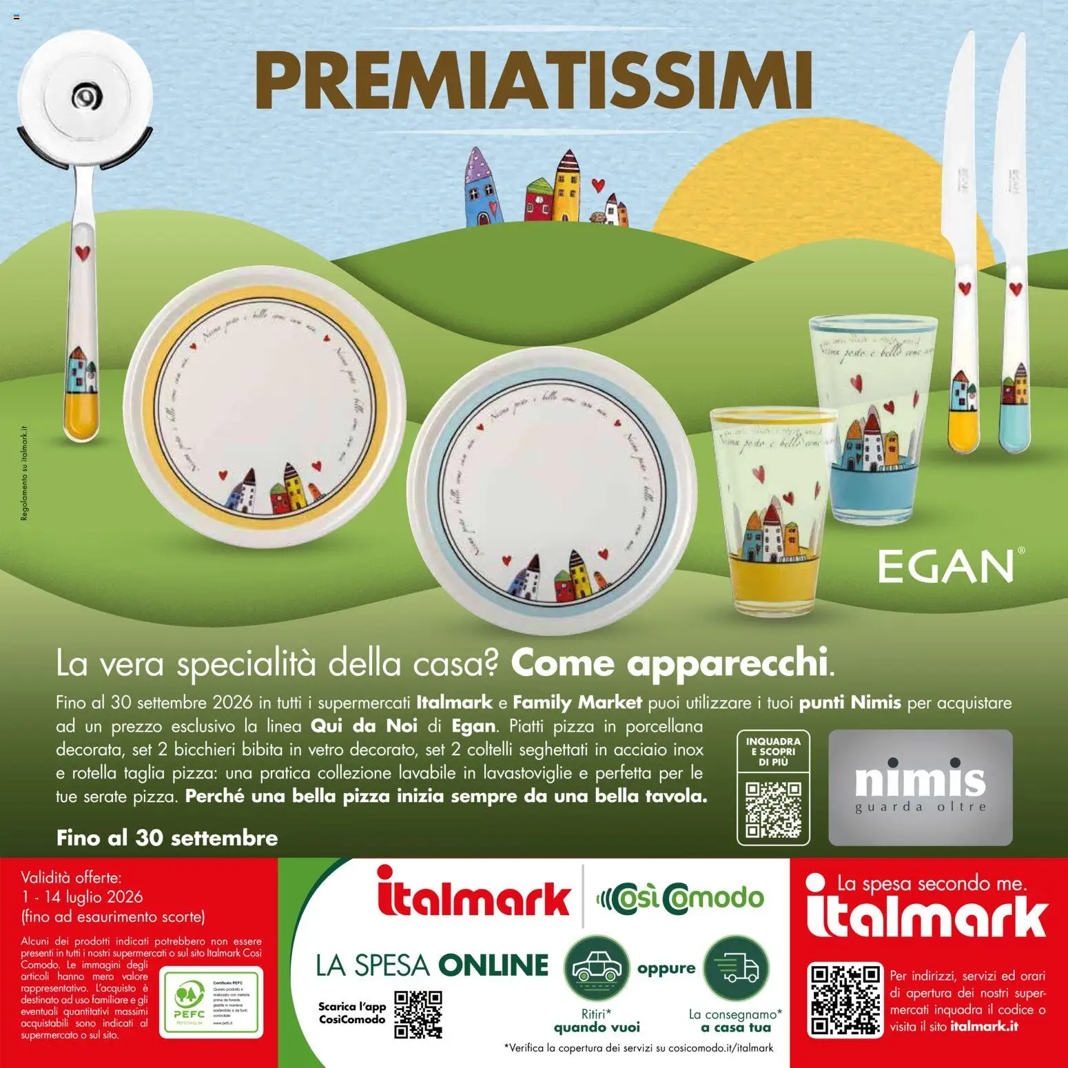 Volantino Italmark del 01/07/2026 | Pagina: 34 | Prodotti: Pizza, Lavastoviglie, Bibita