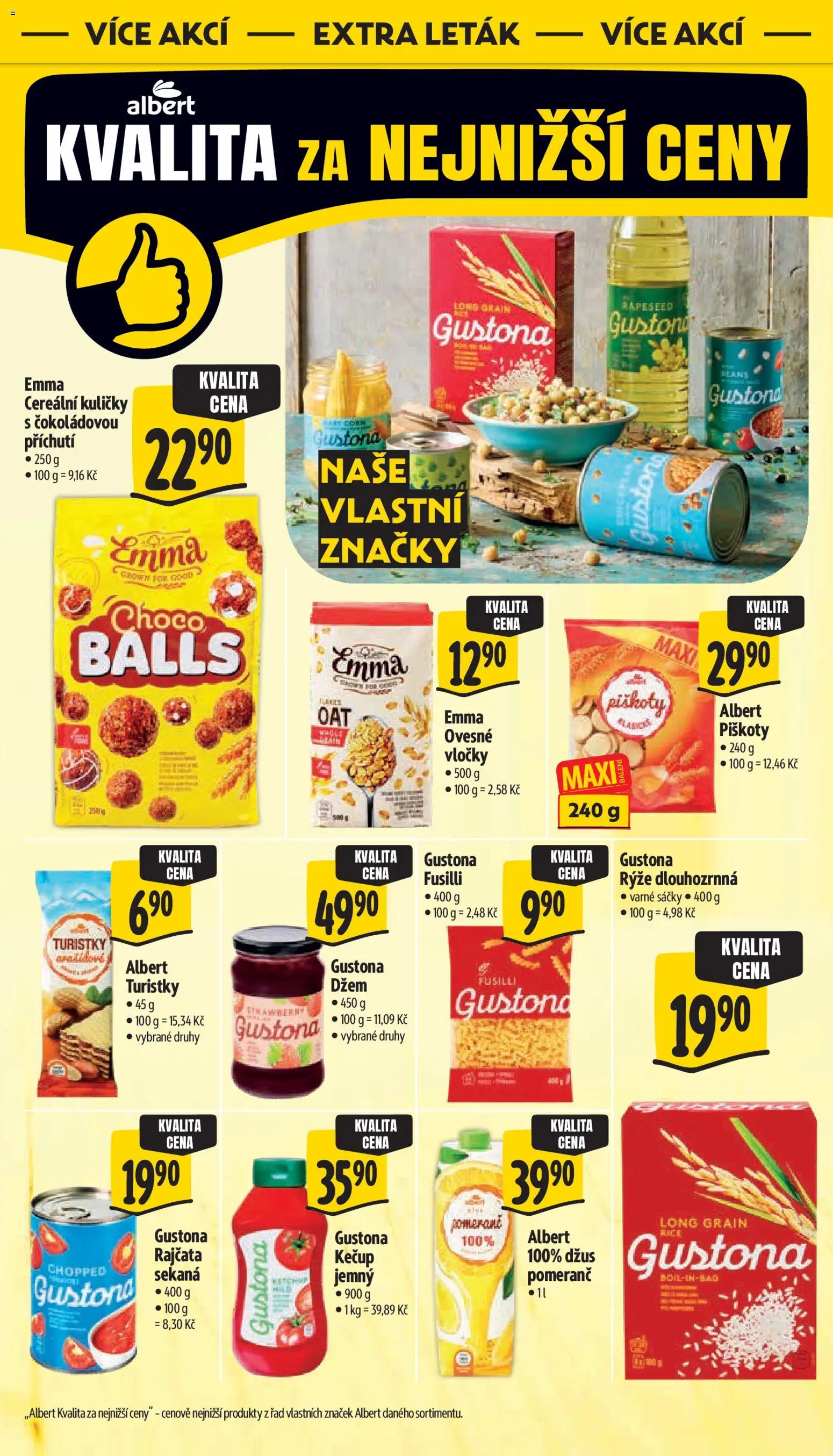 Albert leták - Supermarket od 21.10.2026 | Strana: 16 | Produkty: Rajčata, Kečup, Piškoty, Kuličky