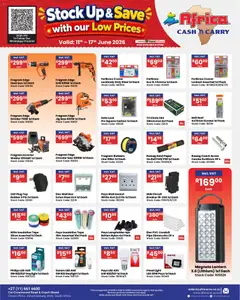 Africa Cash & Carry specials catalogue – valid from 11.06.2026 | Page: 37 | Products: Iron, Grinder, Socket, Gate