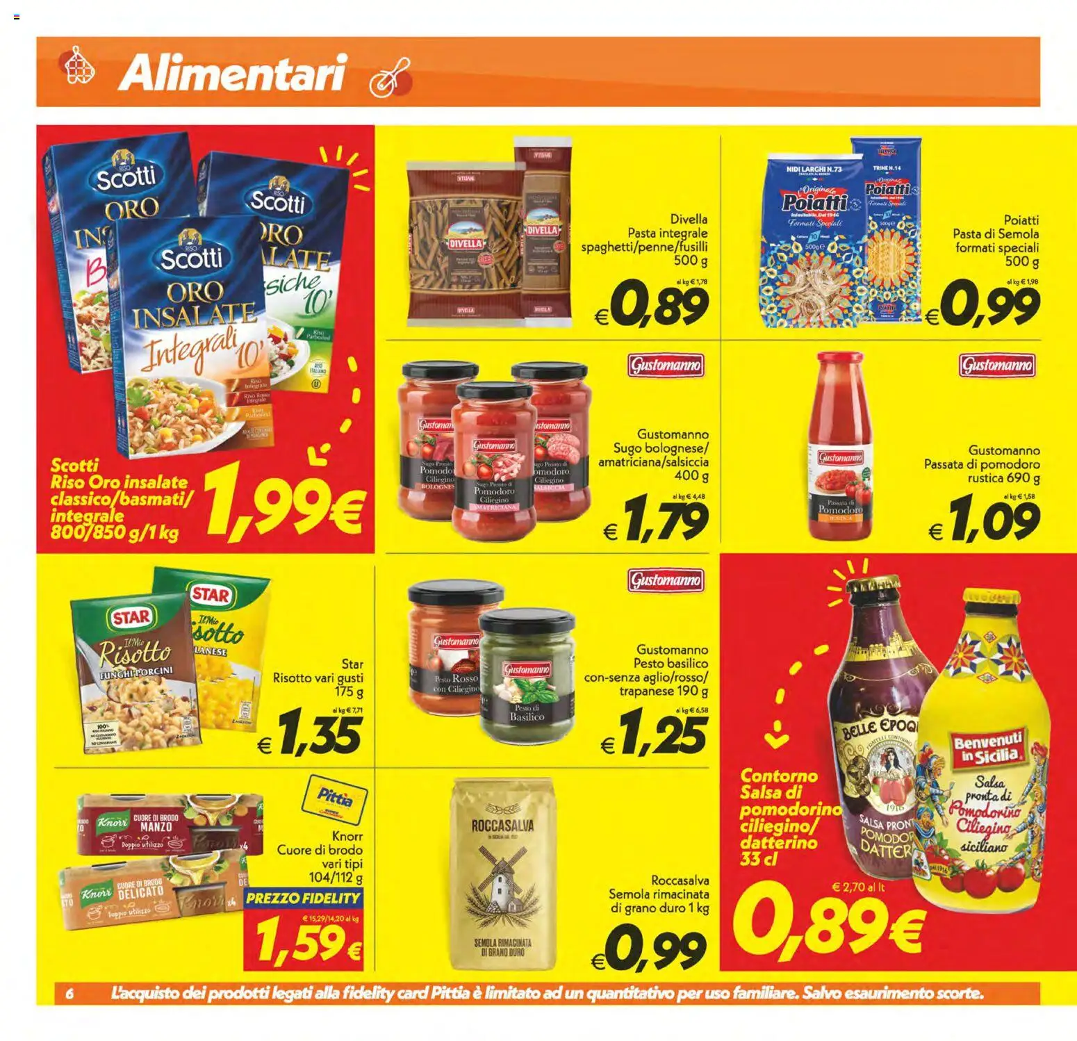 Volantino SuperConveniente del 28.04.2026 | Pagina: 6 | Prodotti: Pomodoro, Basilico, Passata di pomodoro, Sugo