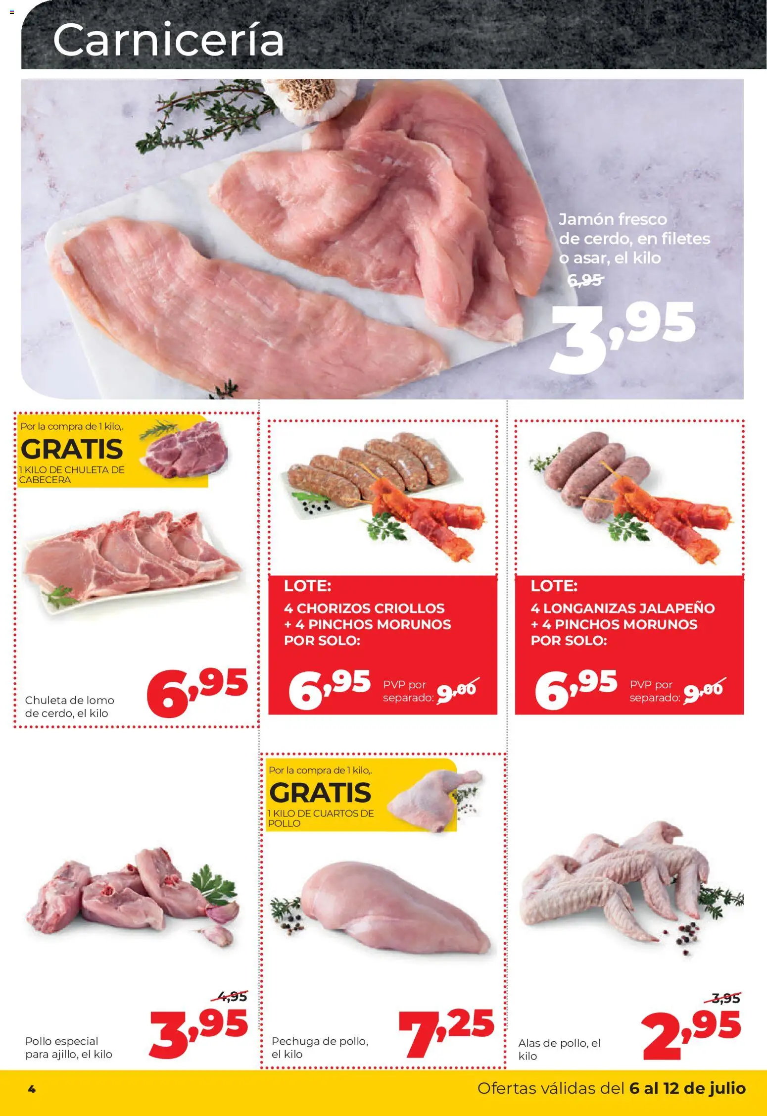 Alimerka folleto Castilla y León │ válido desde el 06/07/2026 | Página: 4 | Productos: Jamón