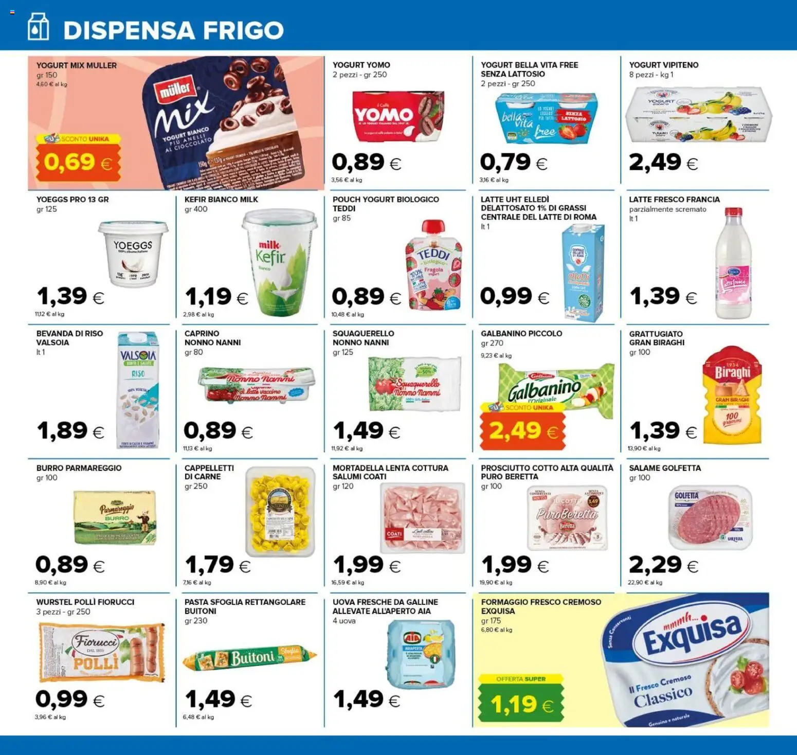 Volantino Tigre del 22/10/2026 | Pagina: 16 | Prodotti: Kefir, Riso, Formaggio, Senza lattosio