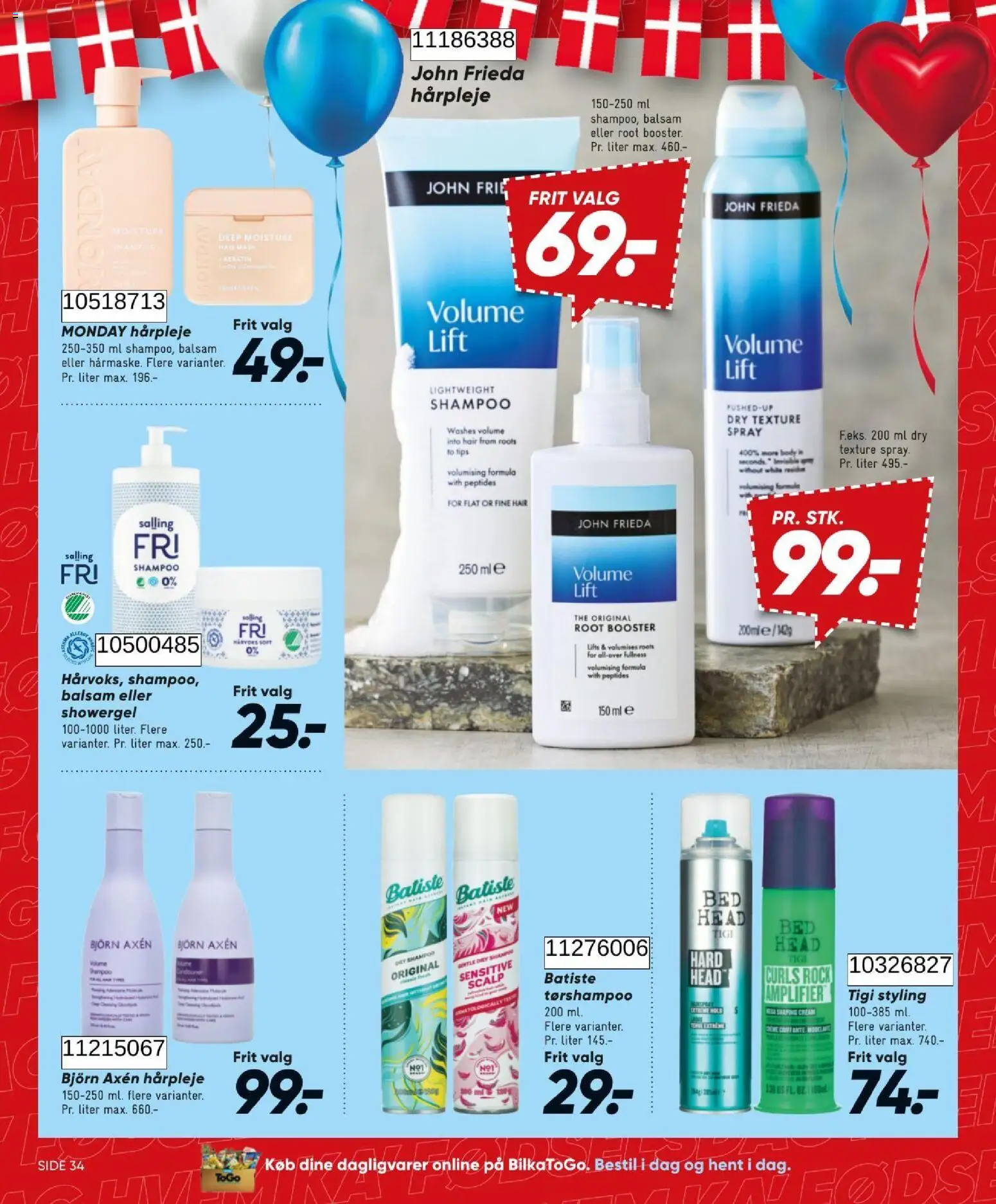 Bilka tilbudsavis – gyldig fra 07/08/2026 | Side: 46 | Produkter: Shampoo, Balsam, Is