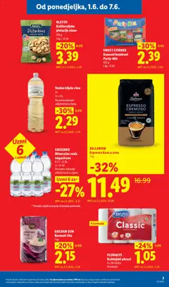 BELLAROM Espresso kava u zrnu, A bag of whole bean espresso coffee, Espresso Cremoso, 1 kg. - Pregled kataloga iz trgovine Lidl, vrijedi od 01.06.2026 | Stranica: 3