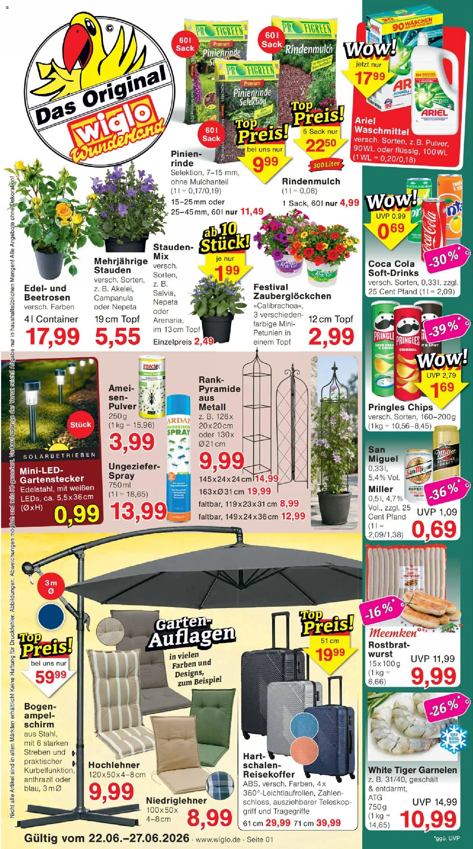 Wiglo Wunderland Prospekt – gültig ab 22.06.2026 | Seite: 1
