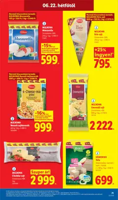 Lidl akciós újság - amely érvényes a következő dátumtól: 2026.06.18. | Oldal: 71
