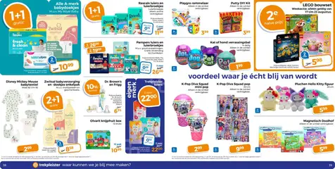 Trekpleister folder - Voorbeeld van een folder van Trekpleister, geldig van 18-08-2026 | Pagina: 28 | Producten: Kan, Luiers, Pampers, Babydoekjes