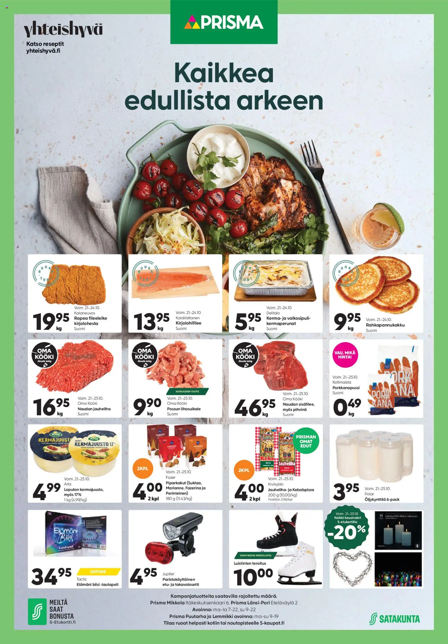 Prisma Kaikkea edullista arkeen – voimassa 21/10/2026 alkaen | Sivu: 1