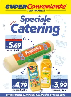 Anteprima del volantino SuperConveniente volantino Catering Enna, Misterbianco valido a partire dal 02/10/2026