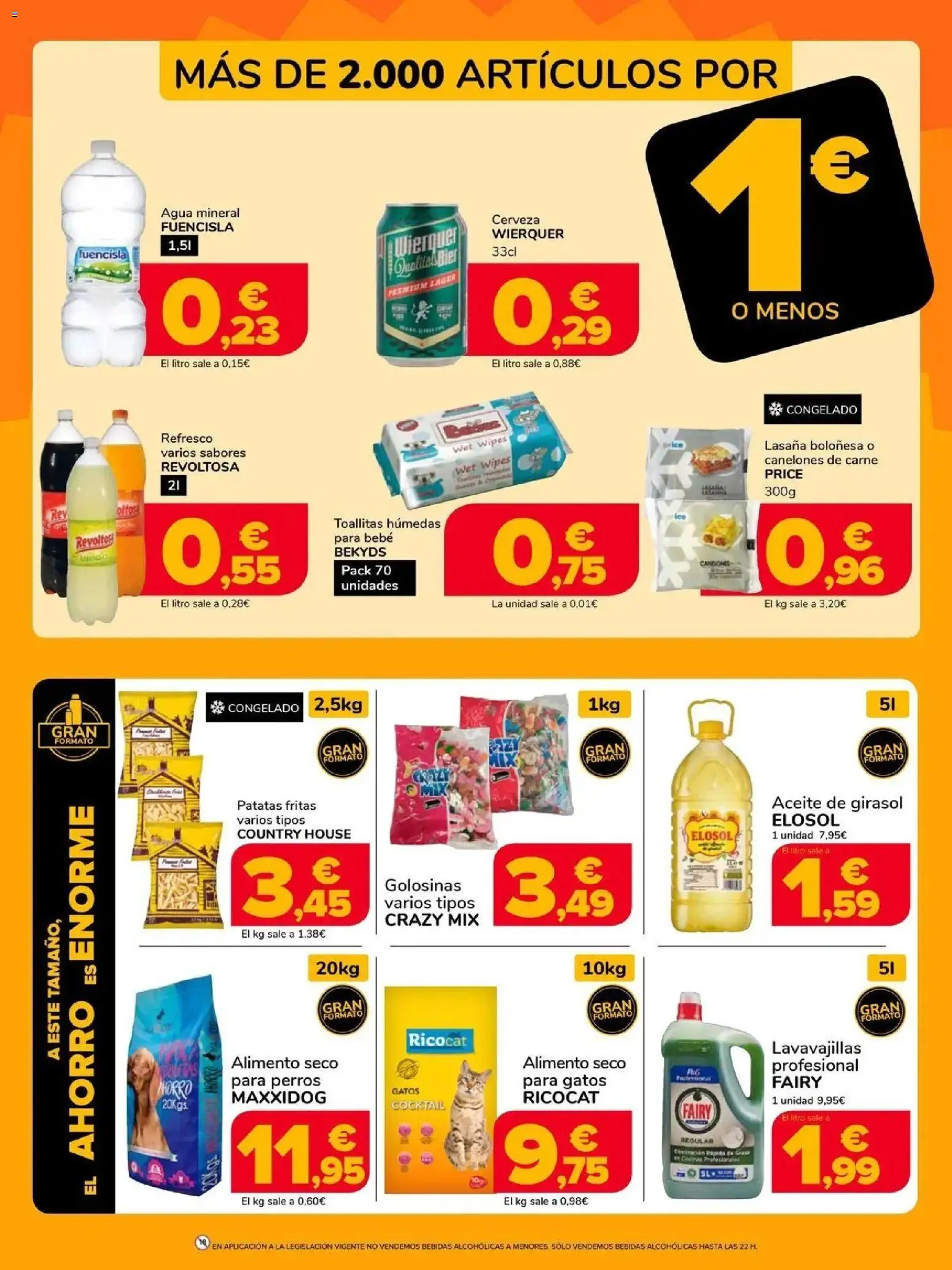 Supeco folleto 22/10/2026 - 16/11/2026 | Página: 5 | Productos: Patatas, Patatas fritas, Agua mineral, Canelones