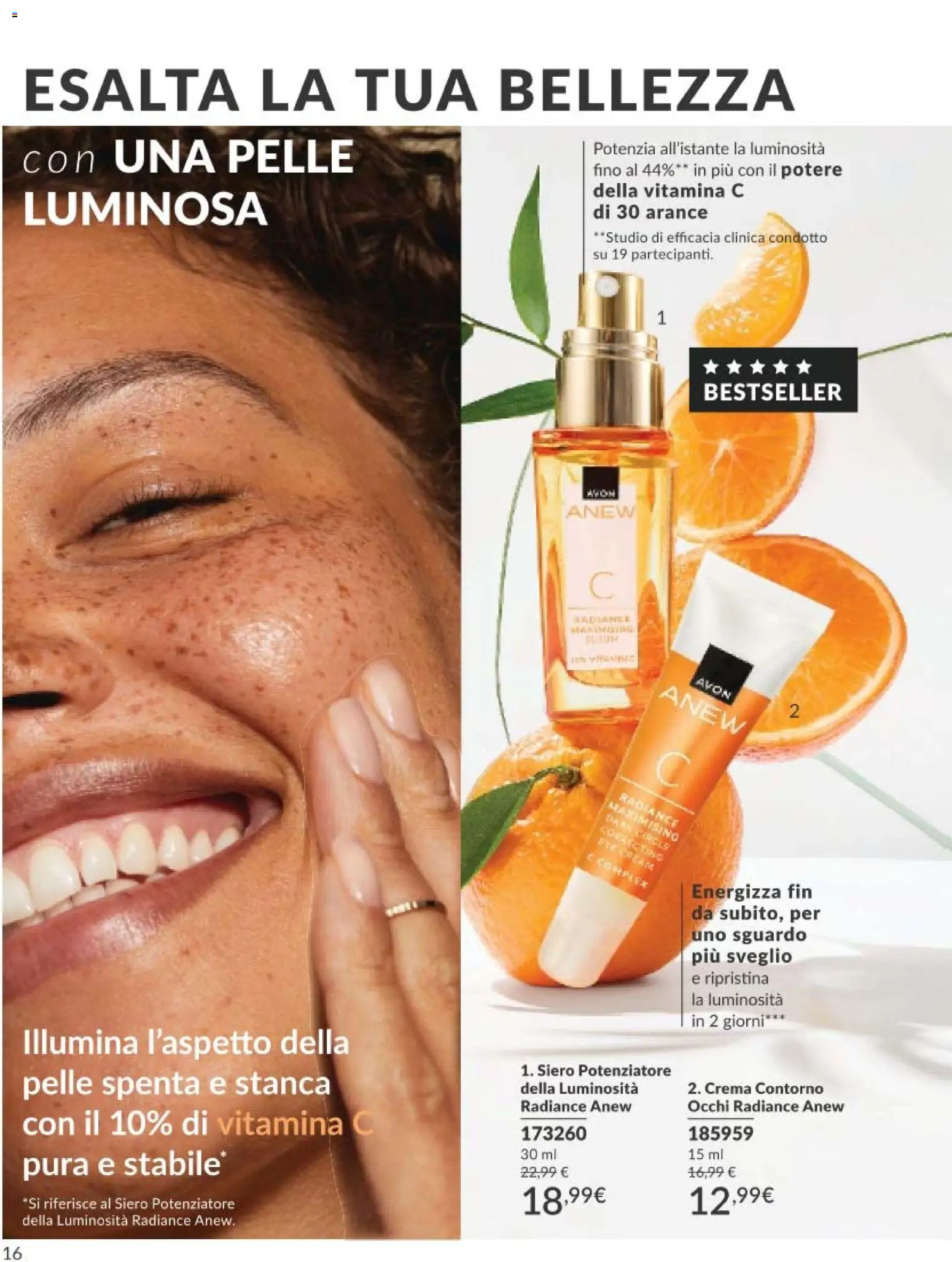 Volantino Avon del 01.05.2026 | Pagina: 16 | Prodotti: Crema, Arance