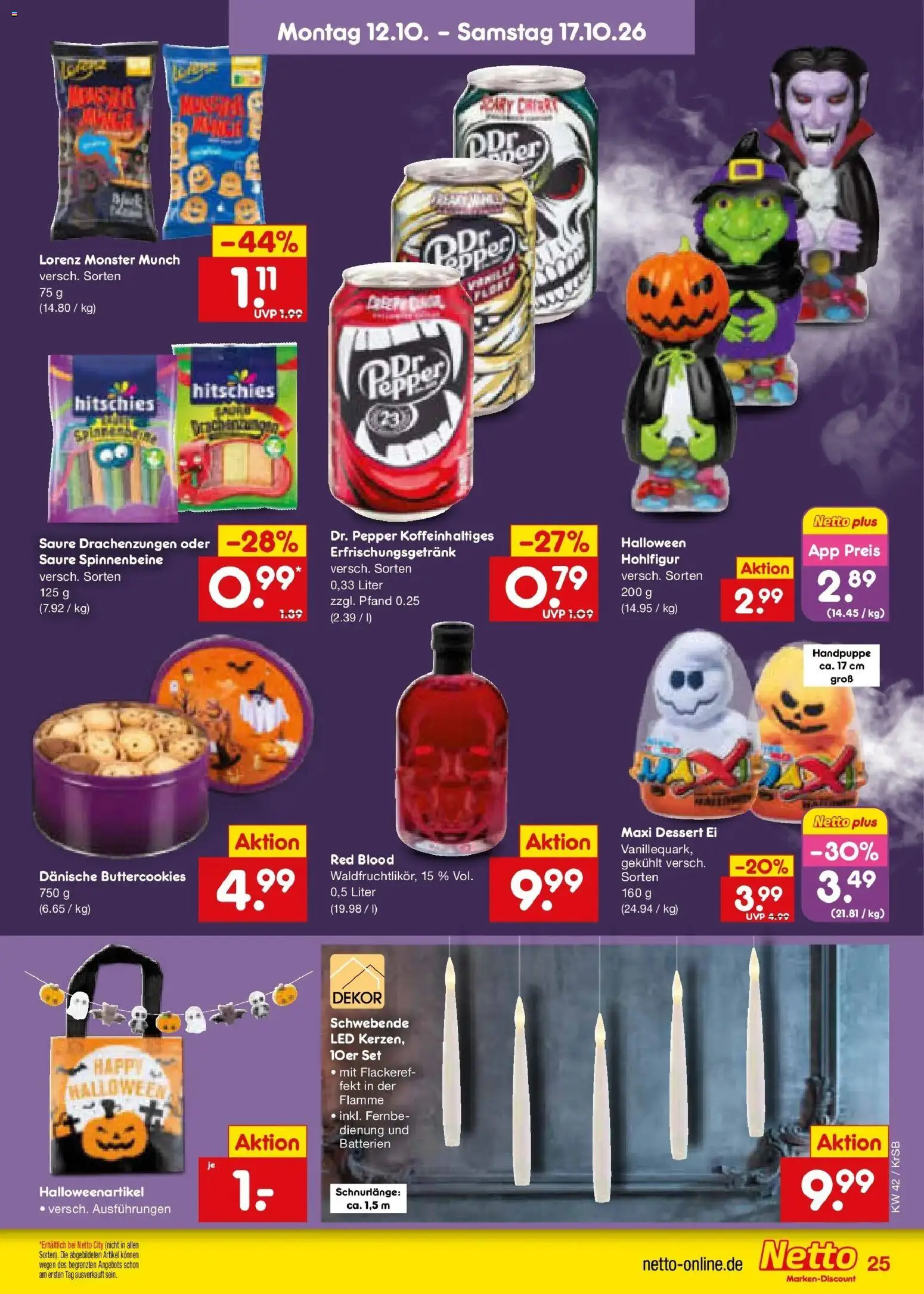 Netto Marken-Discount Prospekt Baesweiler (ab 12.10.2026) » Angebote | Seite: 33 | Produkte: Batterien, Monster