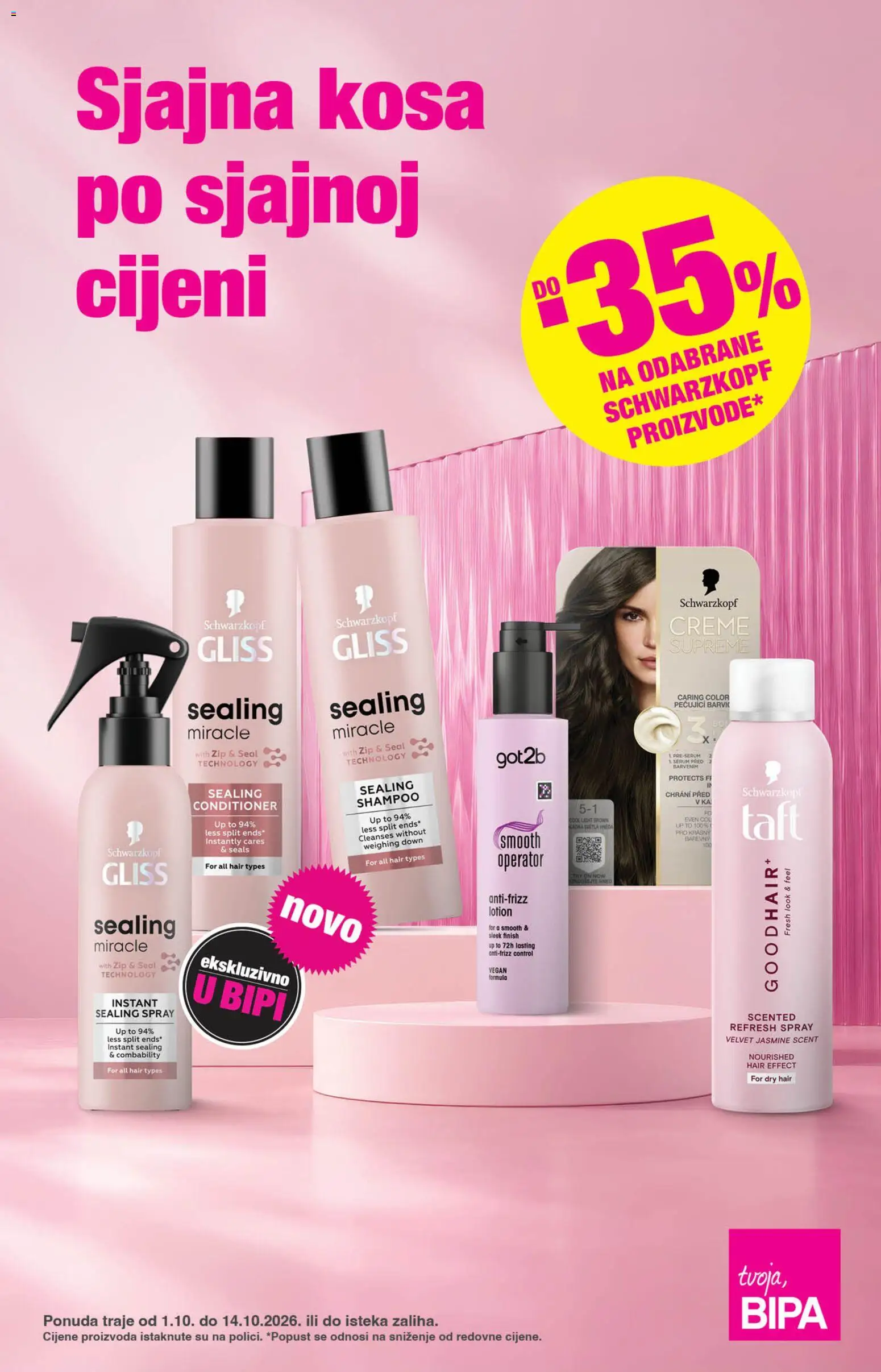 Bipa katalog | vrijedi od 01.10.2026 | Stranica: 1