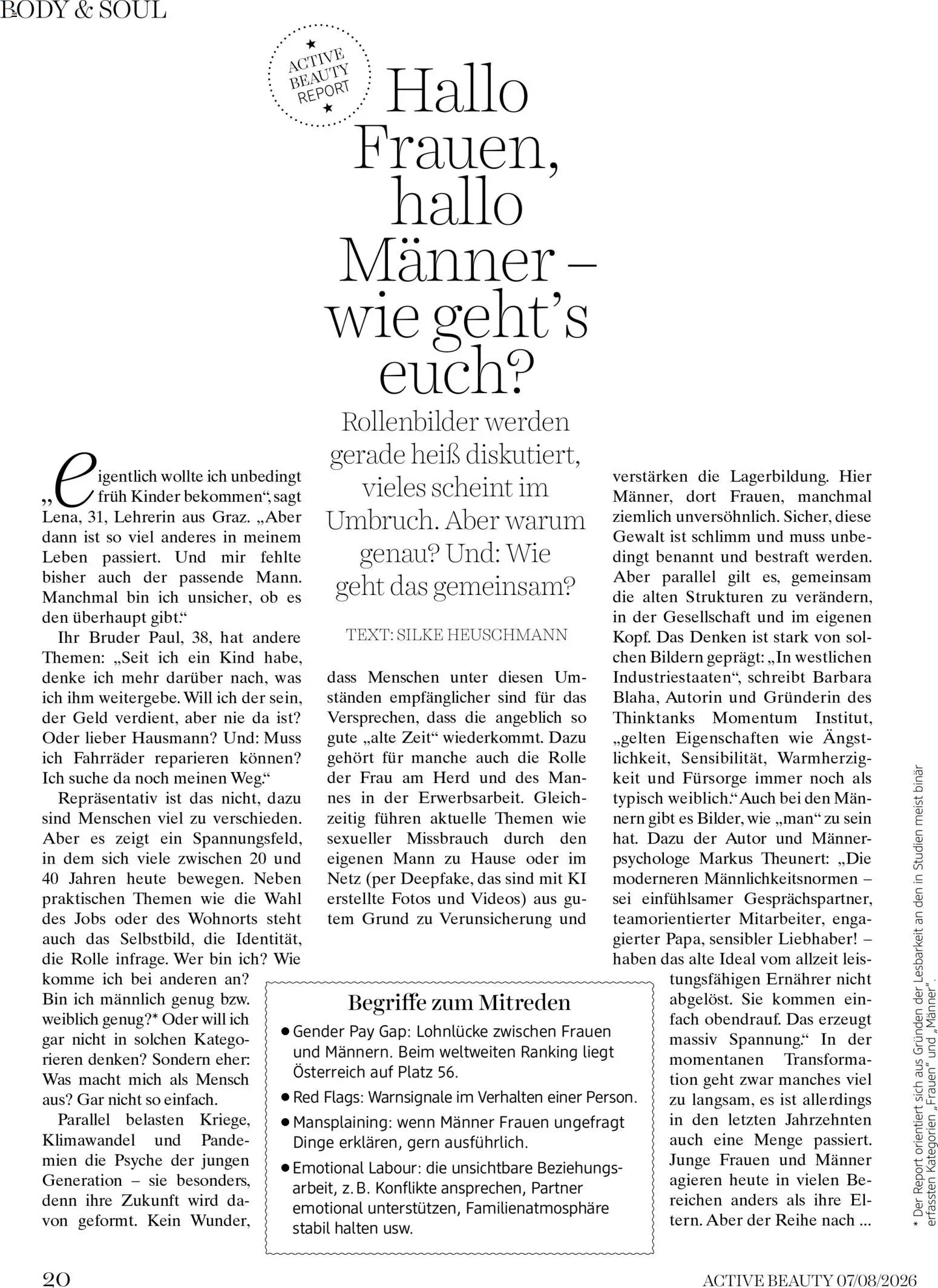 dm drogerie markt Active Beauty Magazin 07,08/2026 gültig ab 01.08.2026 | Seite: 20 | Produkte: Herd