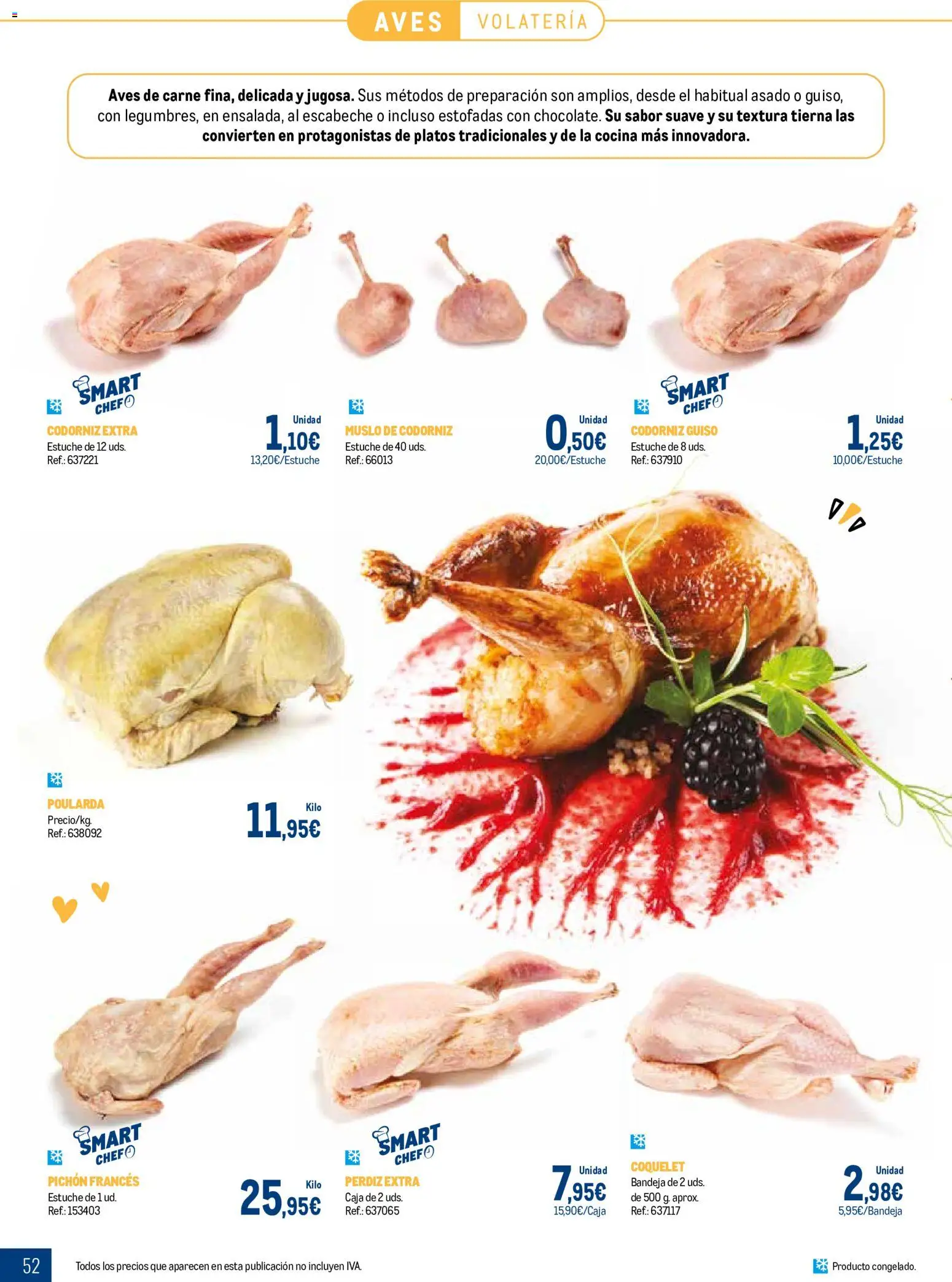 Makro Expertos en carnes │ válido desde el 07/09/2026 | Página: 52 | Productos: Aves, Cocina, Bandeja, Carne