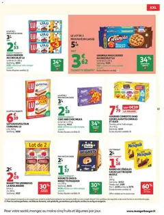 Auchan - Prévisualisation de GRANOLA MAXICOOKIES AU CHOCOLAT LU, Le lot de 2 x 276 g valide à partir de 18/08/2026 | Page: 13