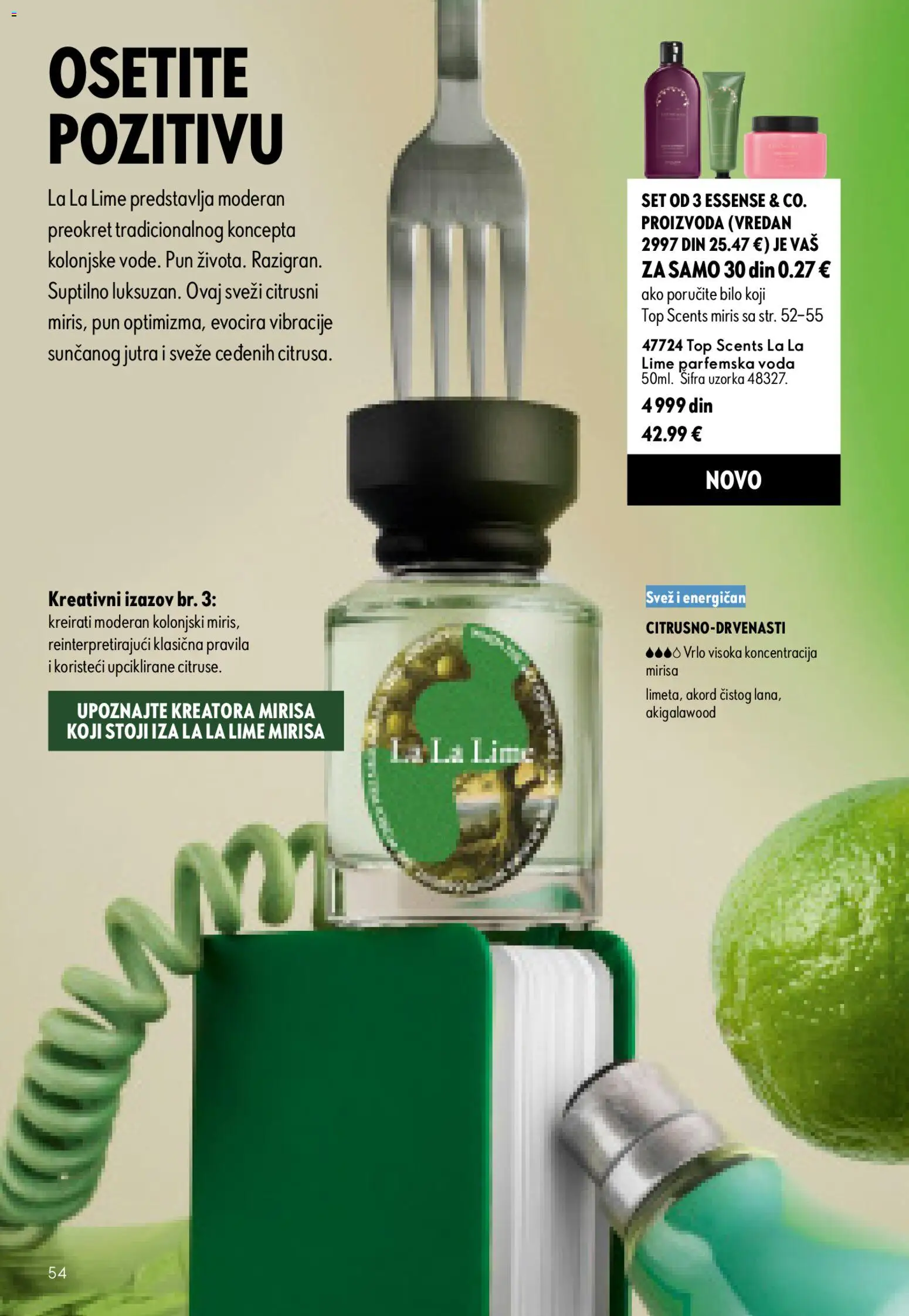Oriflame katalog - važi od 26.08.2026 | Strana: 54 | Proizvode: Miris, Voda