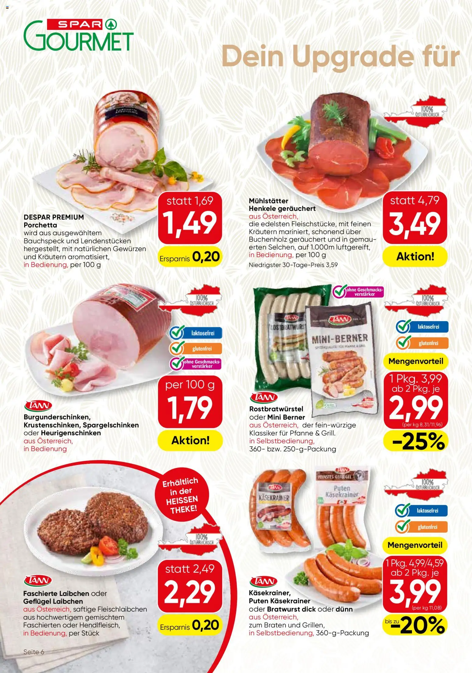 SPAR Gourmet Flugblatt gültig ab 21.05.2026 | Seite: 6