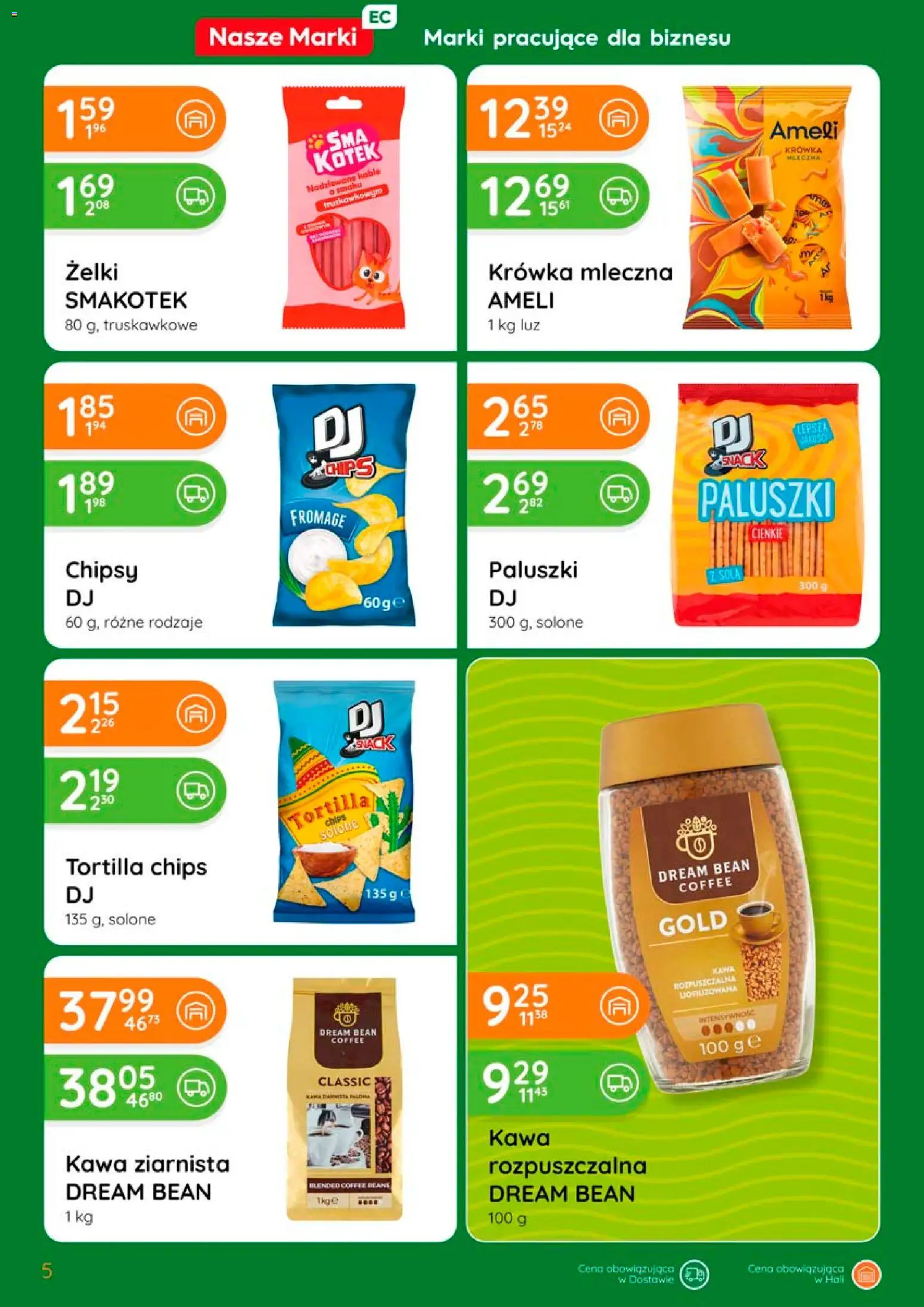 Eurocash gazetka od 28.05.2026 | Strona: 5 | Produkty: Kawa ziarnista, Krowka, Tortilla, Kawa