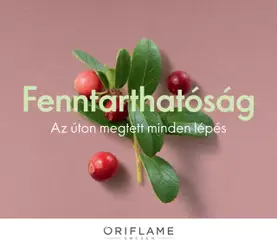 Katalógus Oriflame Fenntarthatóság - amely érvényes a következő dátumtól: 2020.05.27.