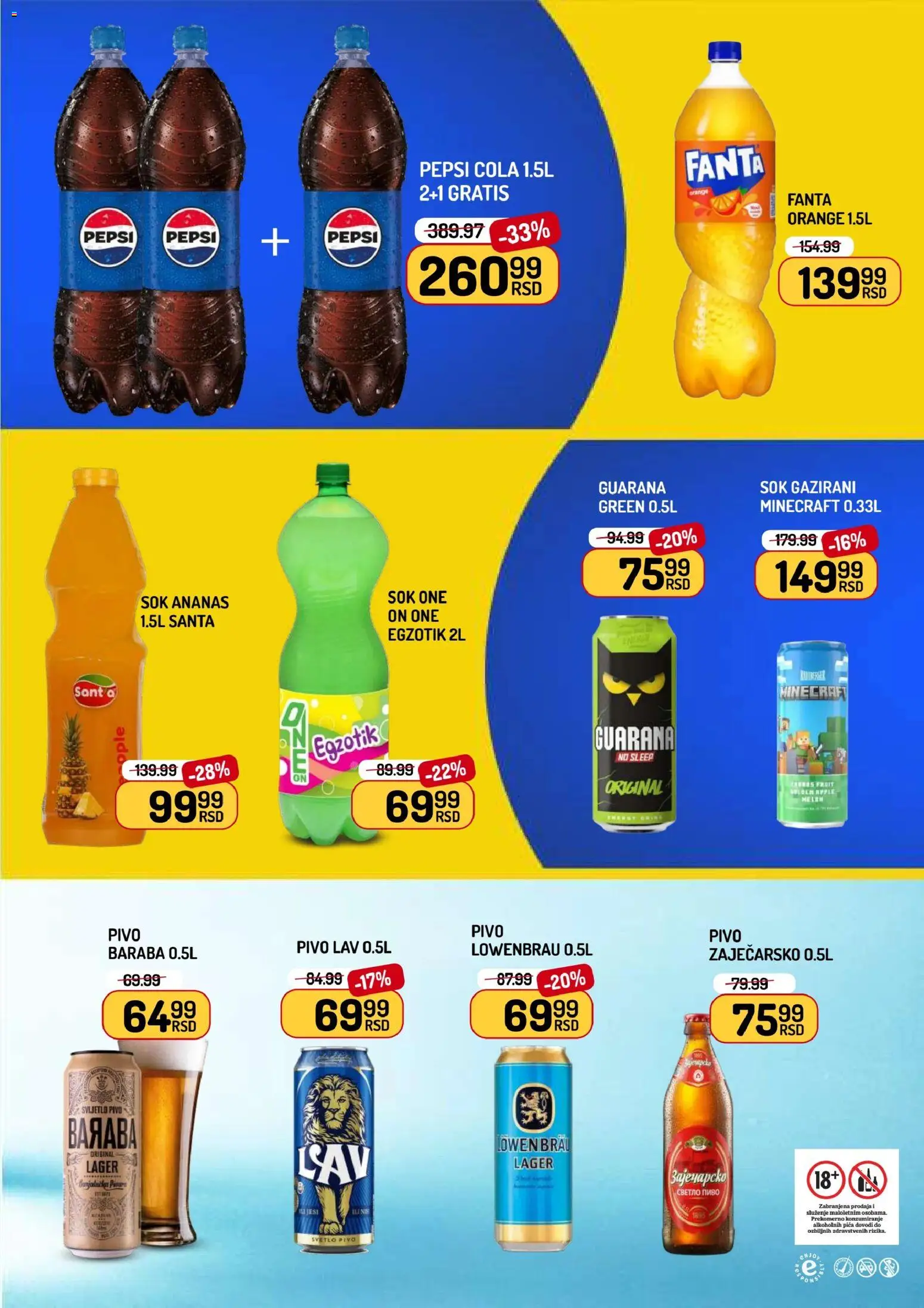 Aman katalog - važi od 08.05.2026 | Strana: 9 | Proizvode: Pica, Sok, Pivo, Pepsi