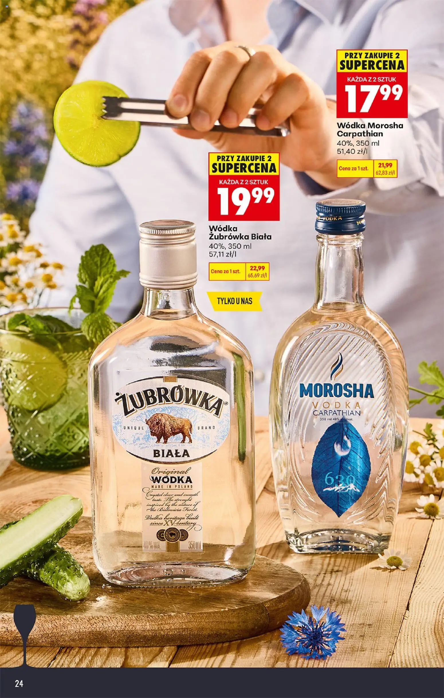 Biedronka Polsko leták - Czas na toast od 27.07.2026 | Strana: 24 | Produkty: Vodka, Zubrowka
