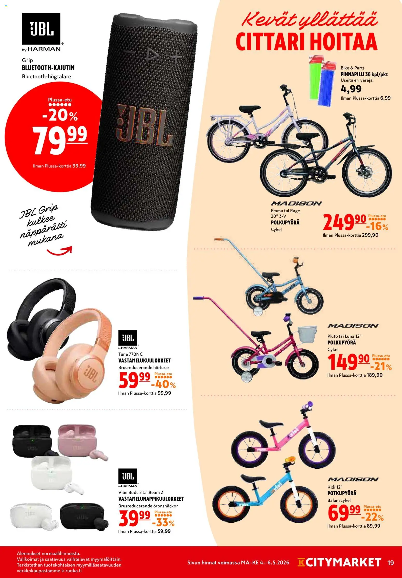 K-Citymarket tarjoukset – voimassa 04.05.2026 alkaen | Sivu: 19