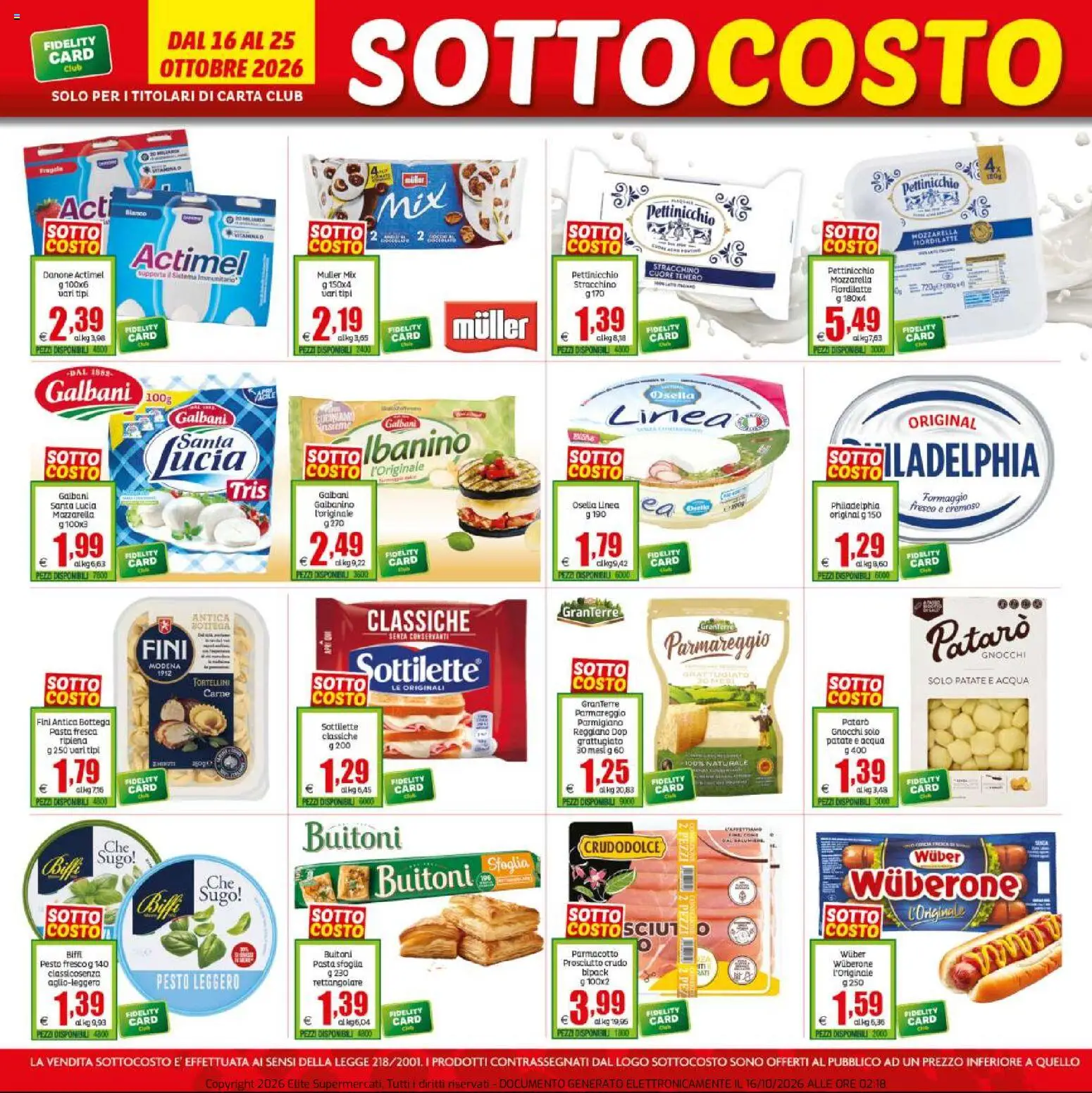 Volantino Elite Supermercati del 16/10/2026 | Pagina: 4