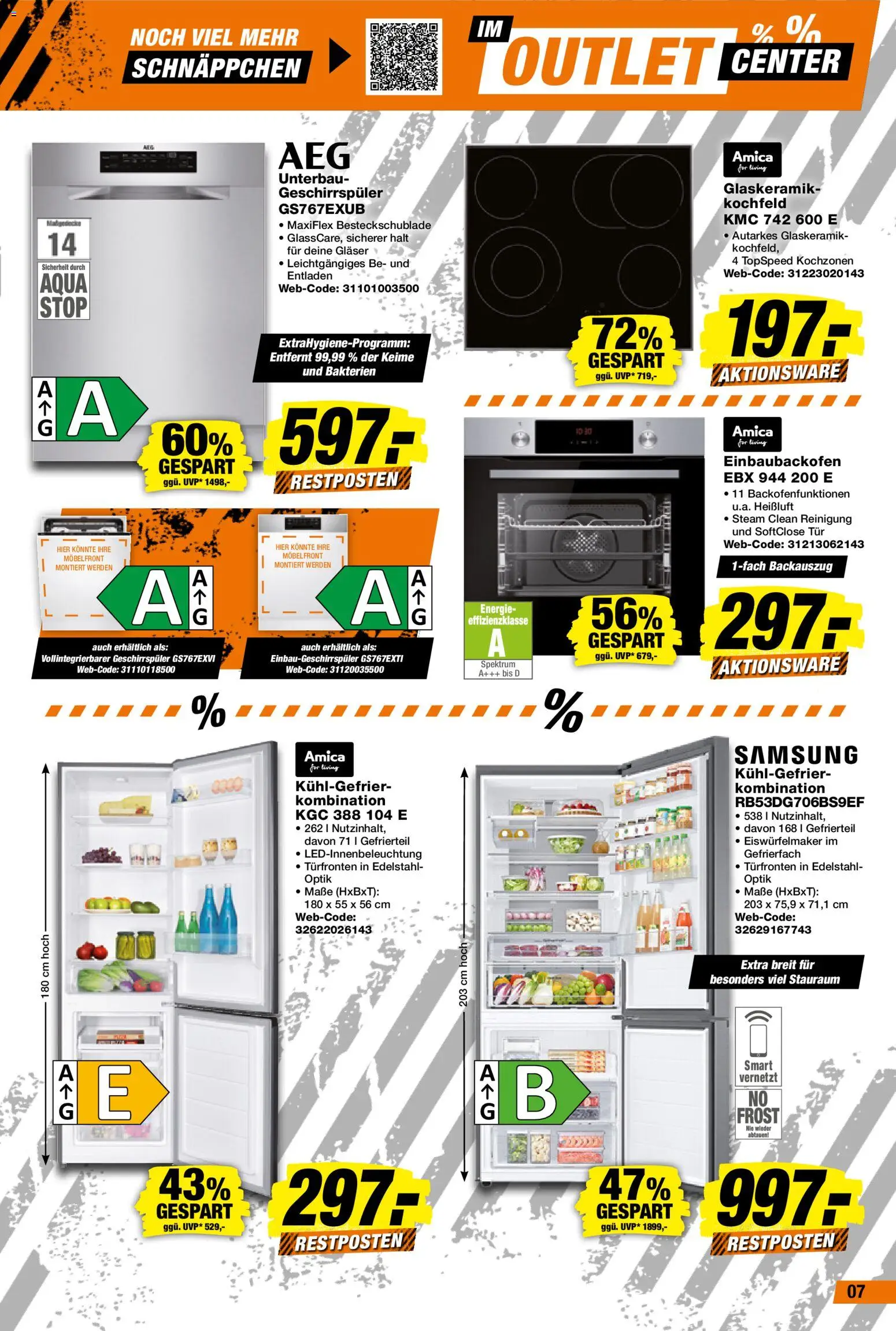 Expert Prospekt – gültig ab 21.08.2026 | Seite: 7 | Produkte: Geschirrspüler, Tür, Kochfeld, Samsung