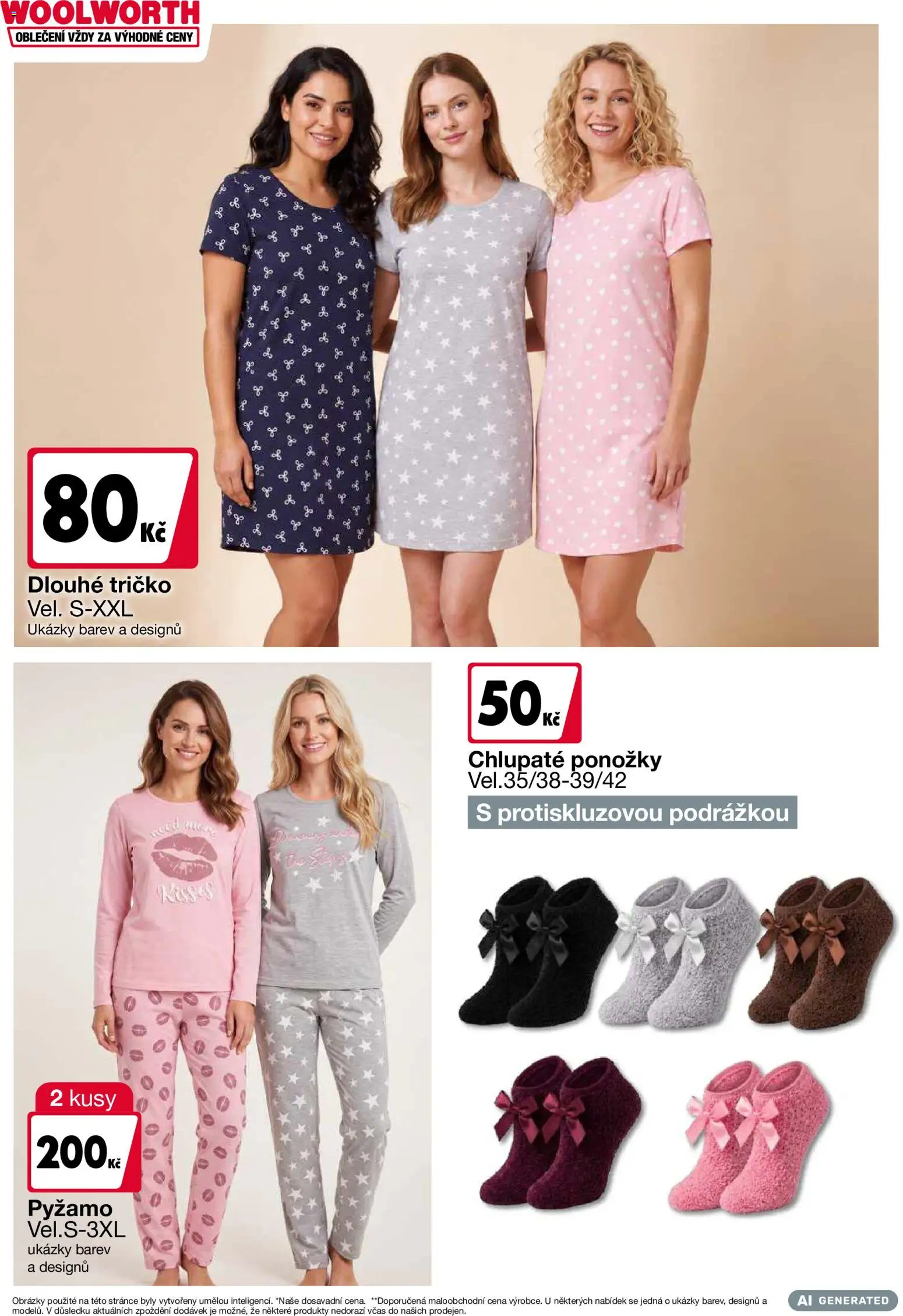 Woolworth leták od 02.10.2026 | Strana: 8 | Produkty: Tričko, Ponožky, Pyžamo, Oblečení