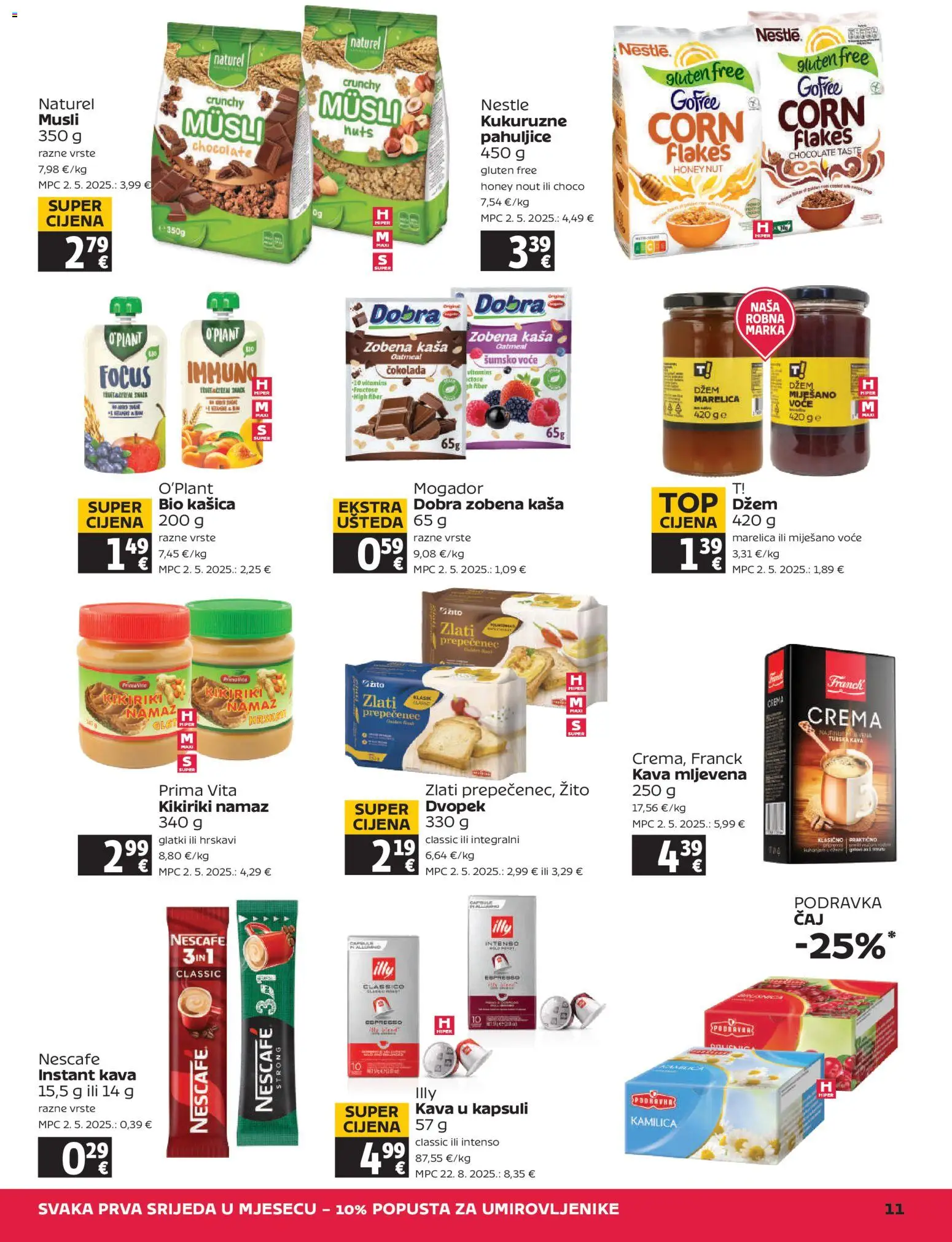 Tommy katalog | vrijedi od 29.10.2026 | Stranica: 11 | Proizvodi: Instant kava, Nescafe, Kava, Kaša