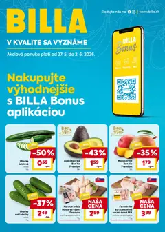 Billa leták platný od 27.05.2026