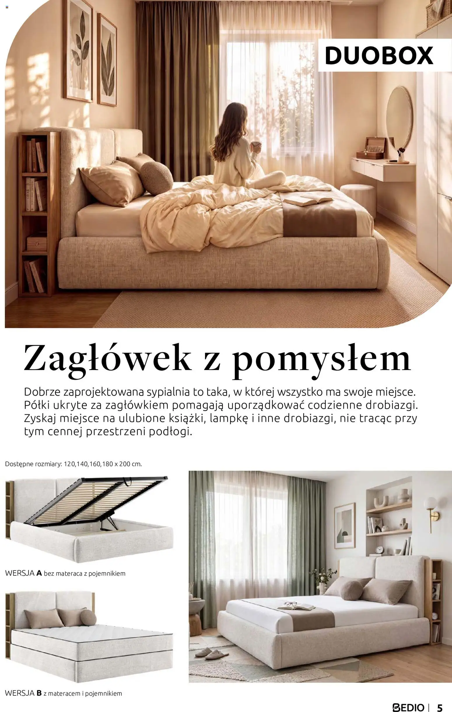 Black Red White promocje - Łóżka i materace BEDIO od 13.10.2026 | Strona: 5