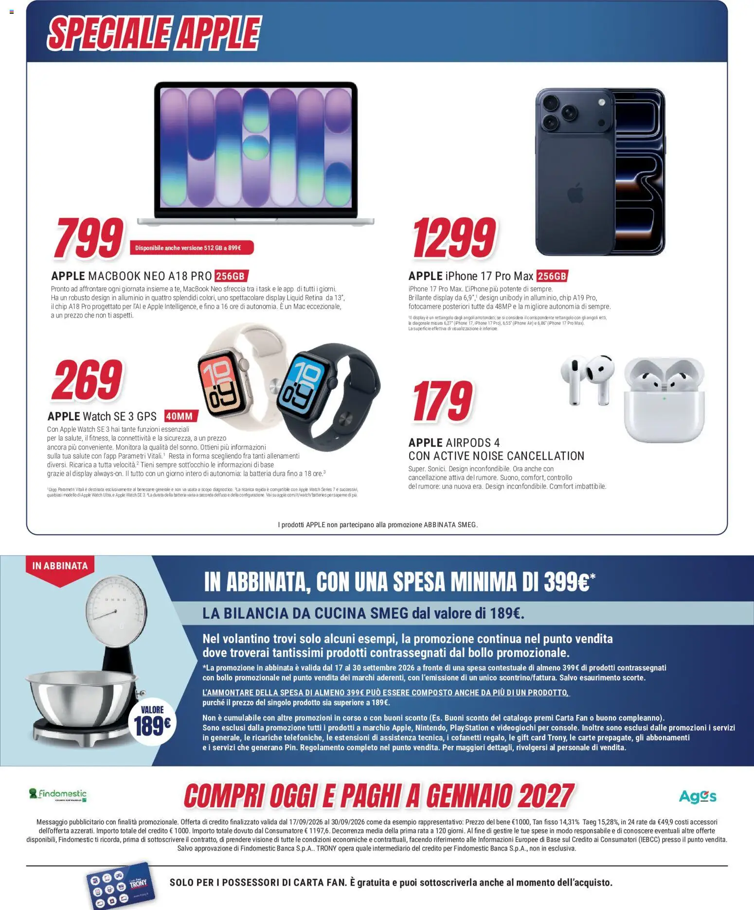 Volantino Trony del 17/09/2026 | Pagina: 36