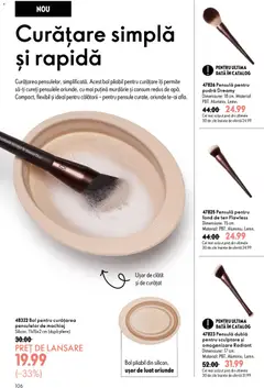 Ofertele Oriflame valabile de la 09.09.2026 | Pagină: 106 | Produse: Fond de ten, Bol, Machiaj, Pudră