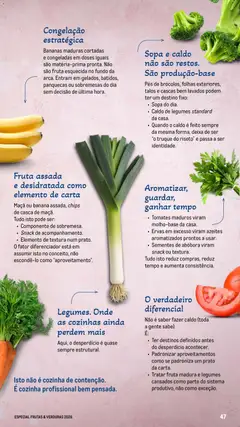 Pré-visualização Makro Especial Frutas e Verduras 2026 válido de 06.03.2026 | Página: 47 | Produtos: Panquecas, Sopa, Abóbora, Bananas
