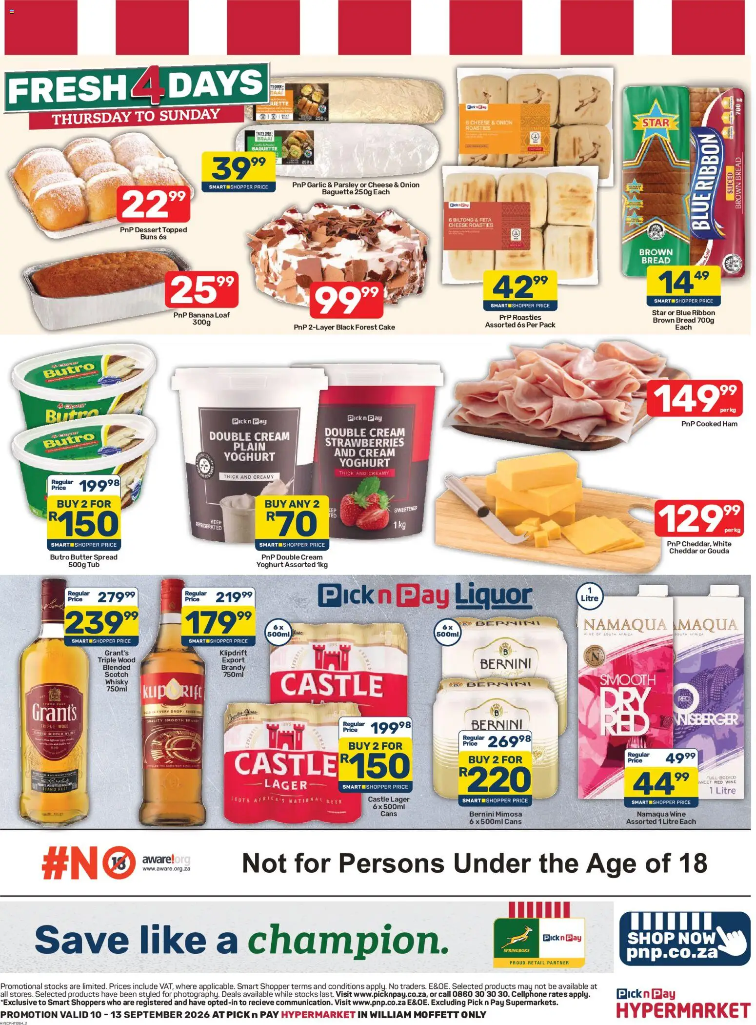 New Pick n Pay catalogue – valid from 10/09/2026 | Page: 2 | Products: Parsley, Spread, Buns, Brandy