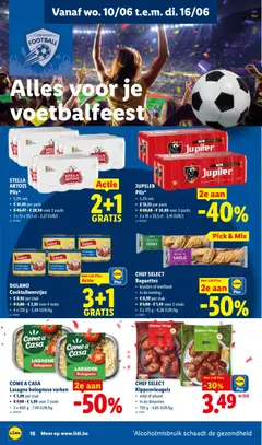 COME A CASA Lasagne bolognese varken, 2 x 400 g - Voorbeeld van een folder van Lidl, geldig van 08.06.2026 | Pagina: 16