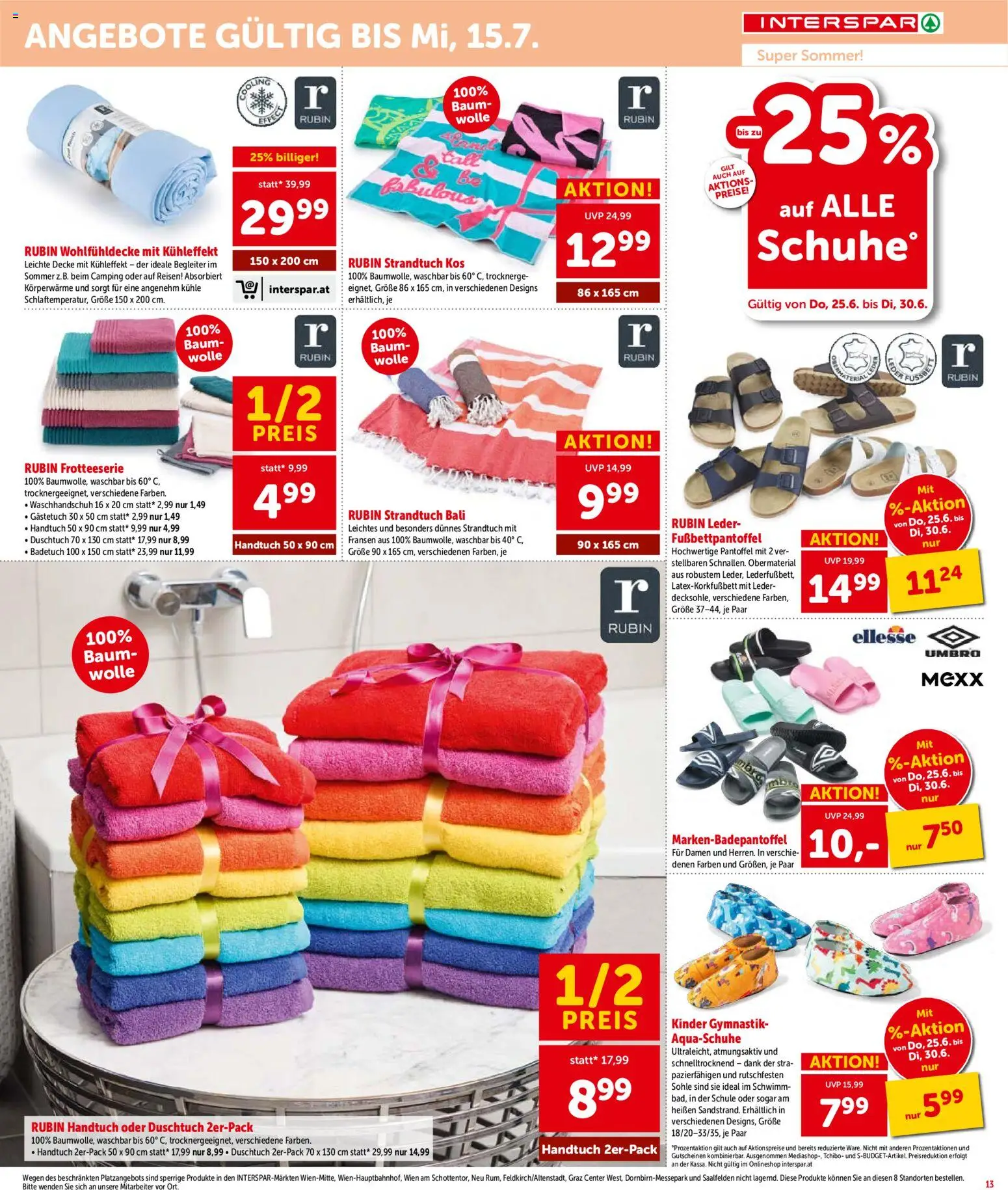 Interspar Flugblatt - Vorarlberg gültig ab 25.06.2026 | Seite: 14 | Produkte: Decke