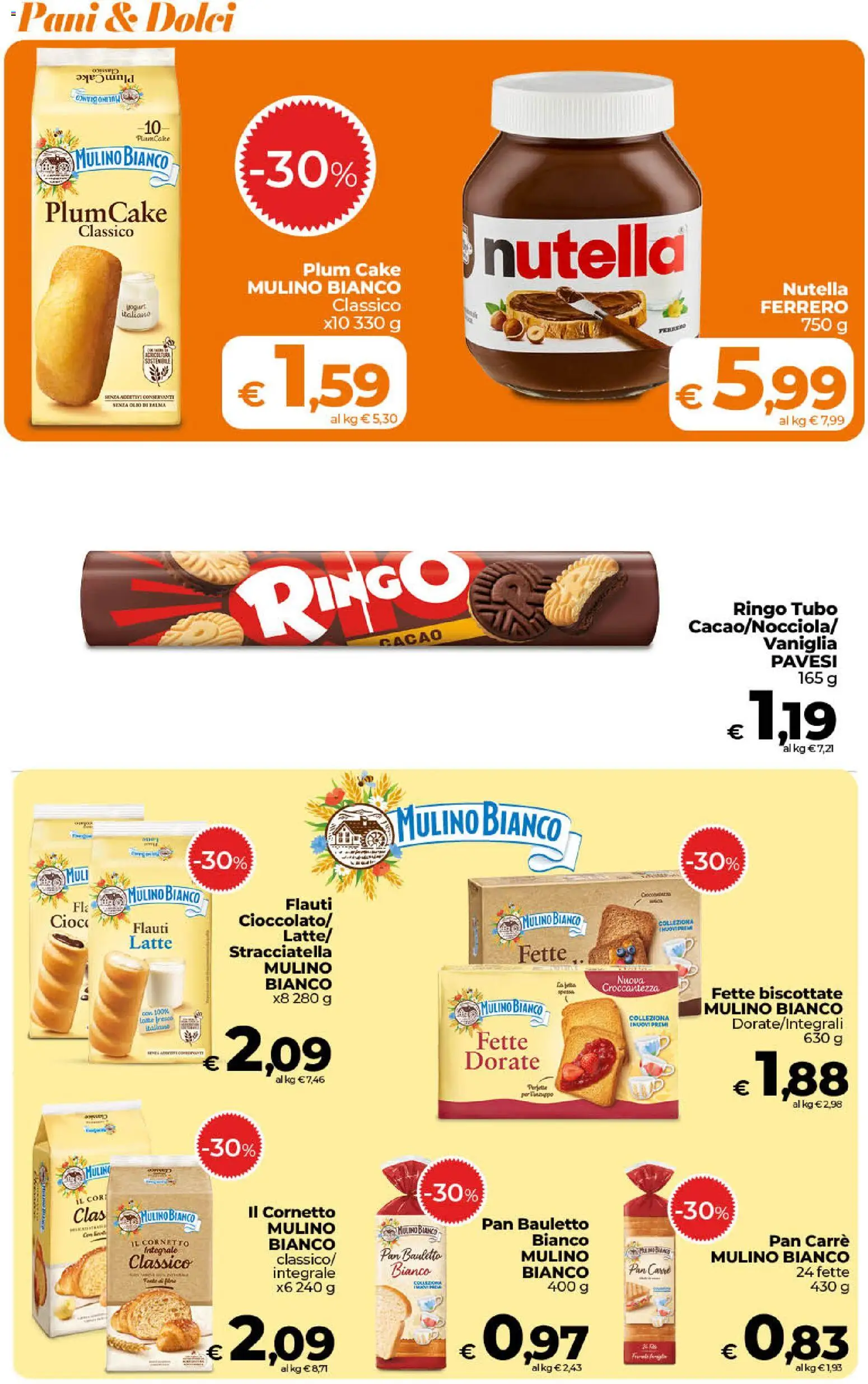 Volantino Ipercoop del 31/07/2026 | Pagina: 38 | Prodotti: Cornetto, Plumcake, Cacao, Stracciatella