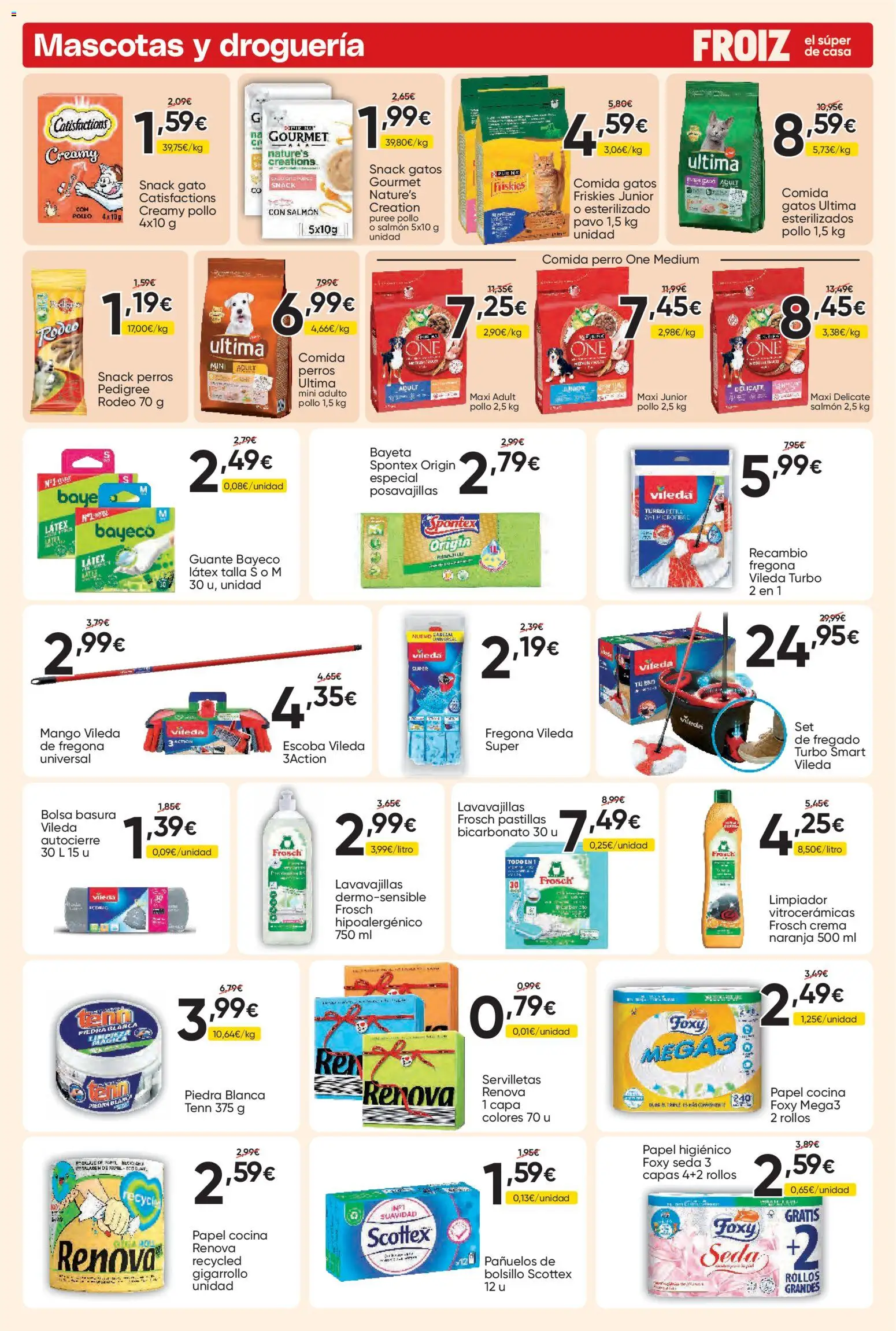 Froiz folleto │ válido desde el 14.05.2026 | Página: 18 | Productos: Papel higienico, Crema, Cocina, Lavavajillas