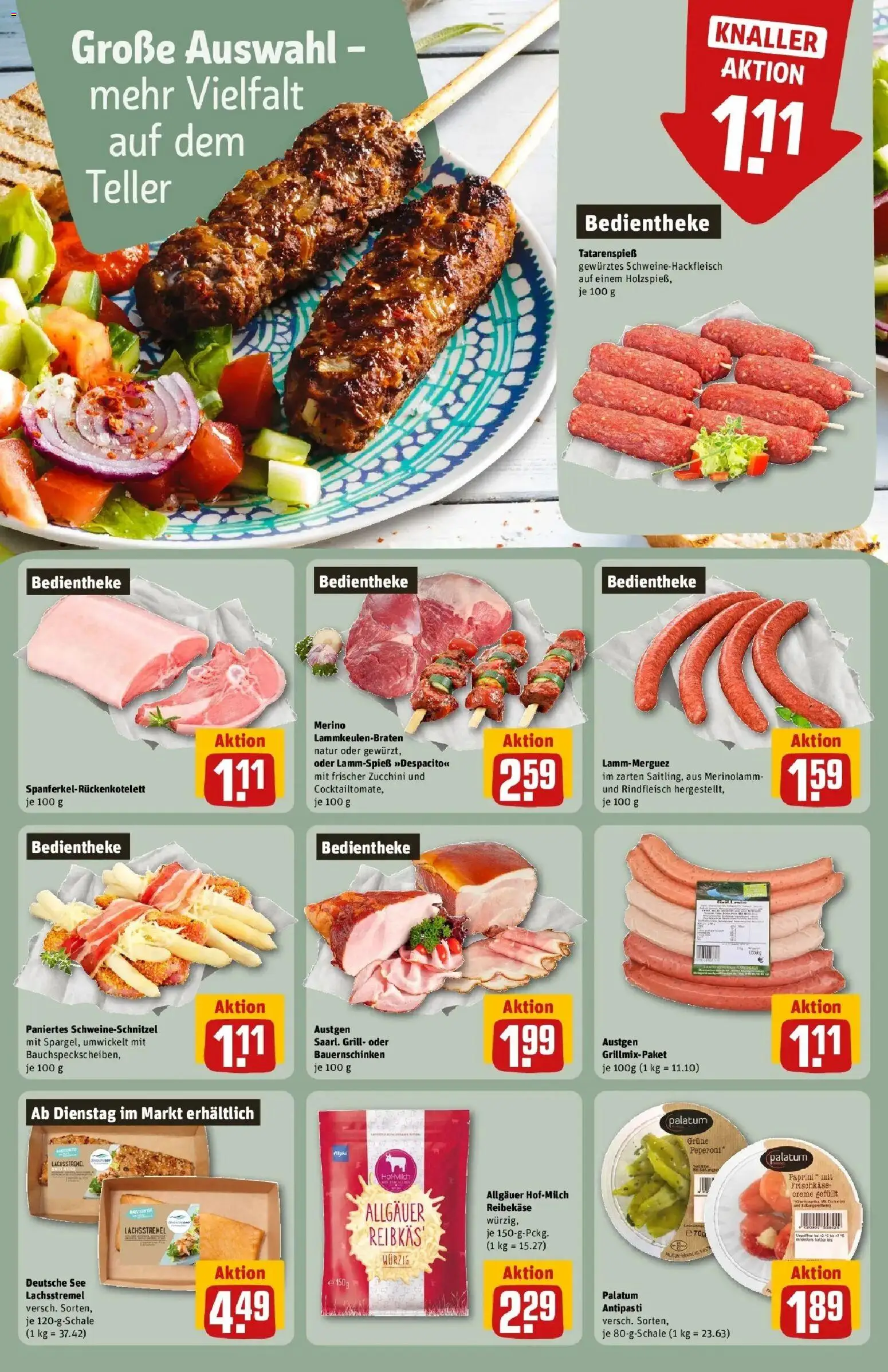 Rewe Prospekt Nalbach – gültig ab 17.05.2026 | Seite: 22 | Produkte: Grill, Zucchini, Rindfleisch, Frischkase