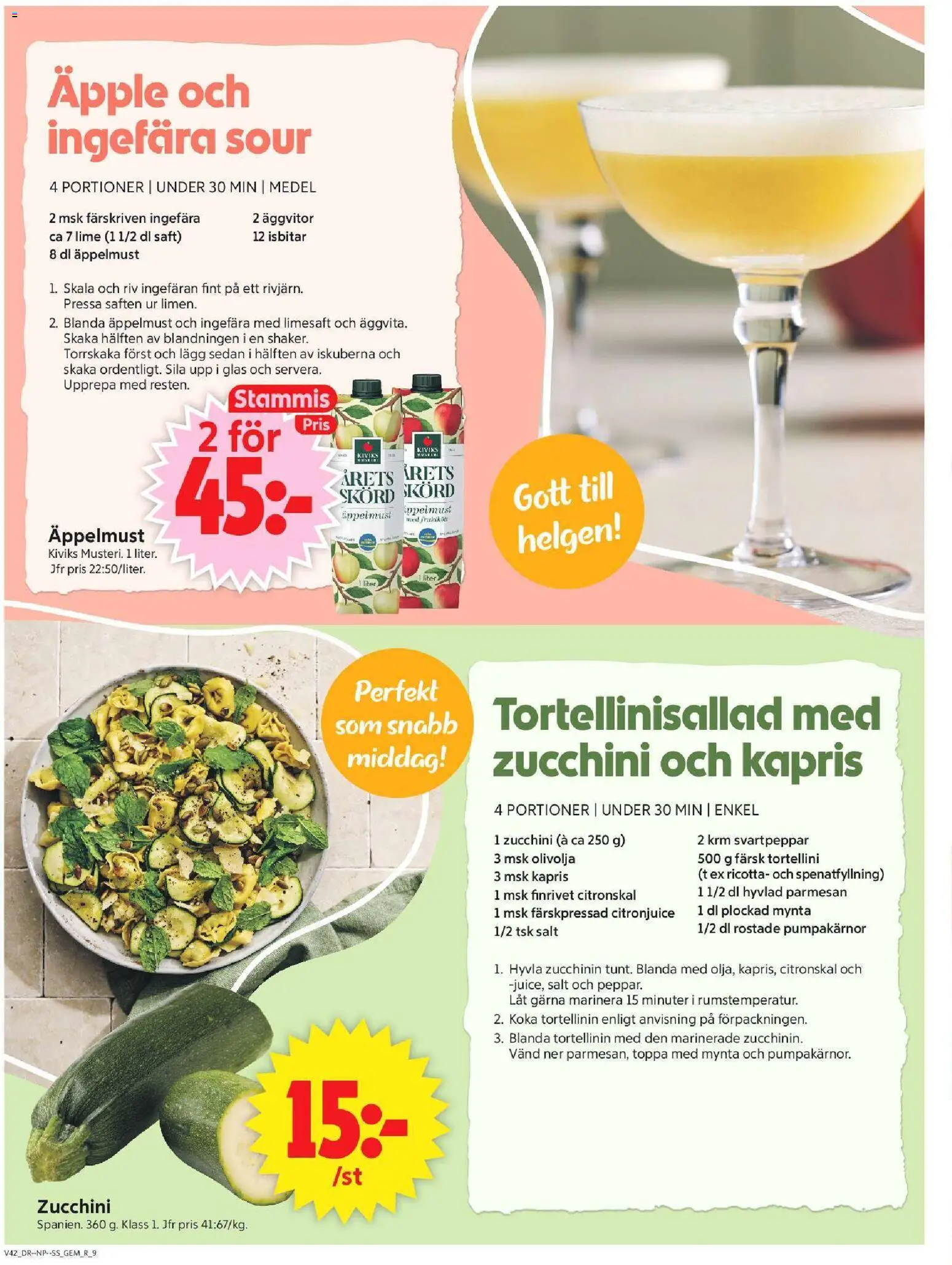 ICA Supermarket reklamblad aktuell från 12/10/2026 | Sida: 6 | Produkter: Parmesan, Kapris, Olivolja, Ingefära