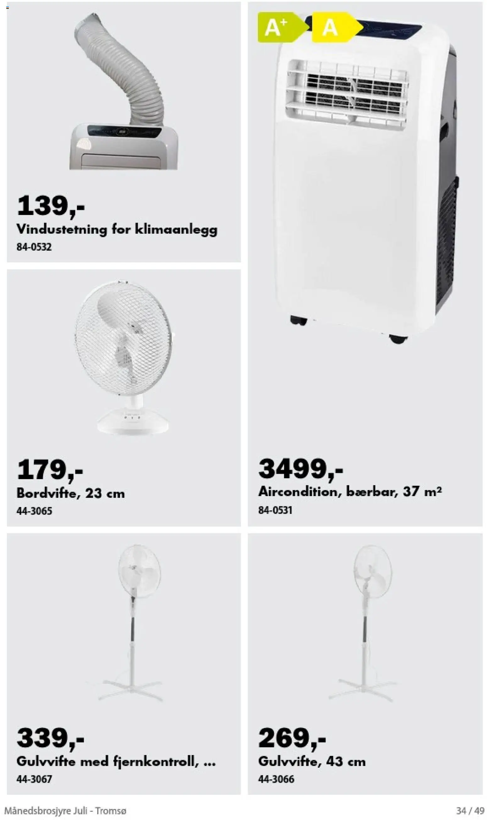 {H1} | Side: 34 | Produkter: Klimaanlegg