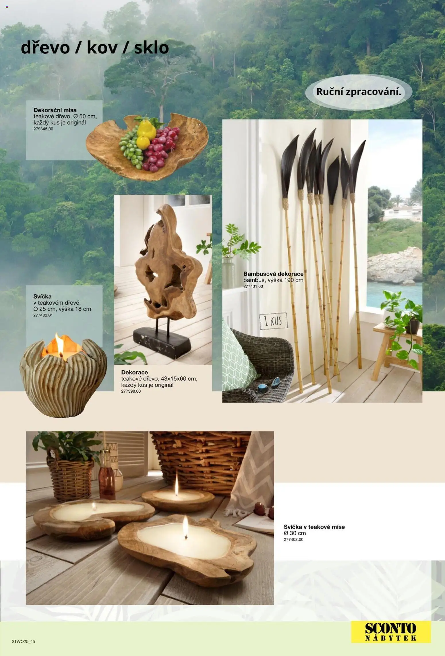 Sconto nábytek katalog - Nábytek z masivu od 01.01.2026 | Strana: 45 | Produkty: Svíčka, Nábytek, Dekorace