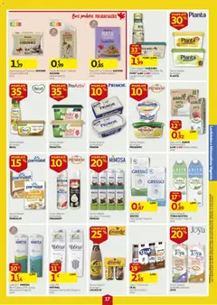 Pré-visualização Auchan folheto válido de 27/08/2026 | Página: 17 | Produtos: Creme vegetal, Leite, Ovos, Nata