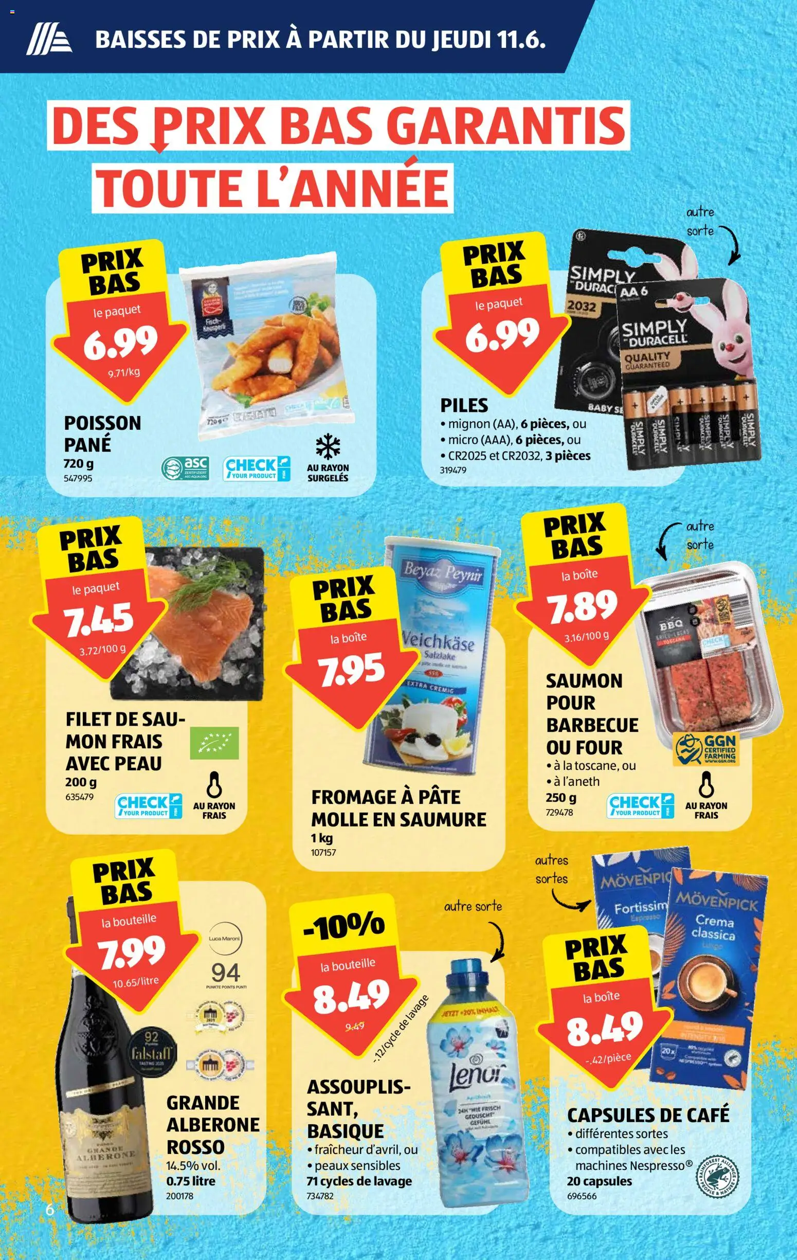 Aldi aktionen FR – gültig ab 11.06.2026 | Seite: 8 | Produkte: Pane