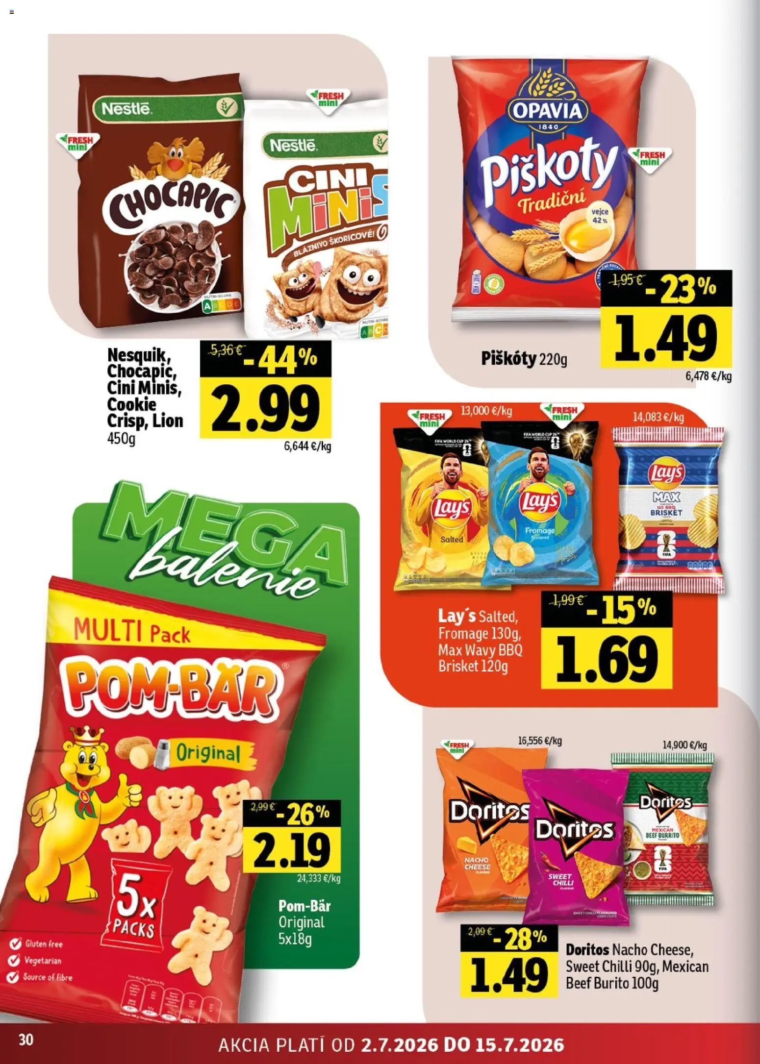 Nové Fresh akcie – leták je platný od 02.07.2026 | Strana: 30