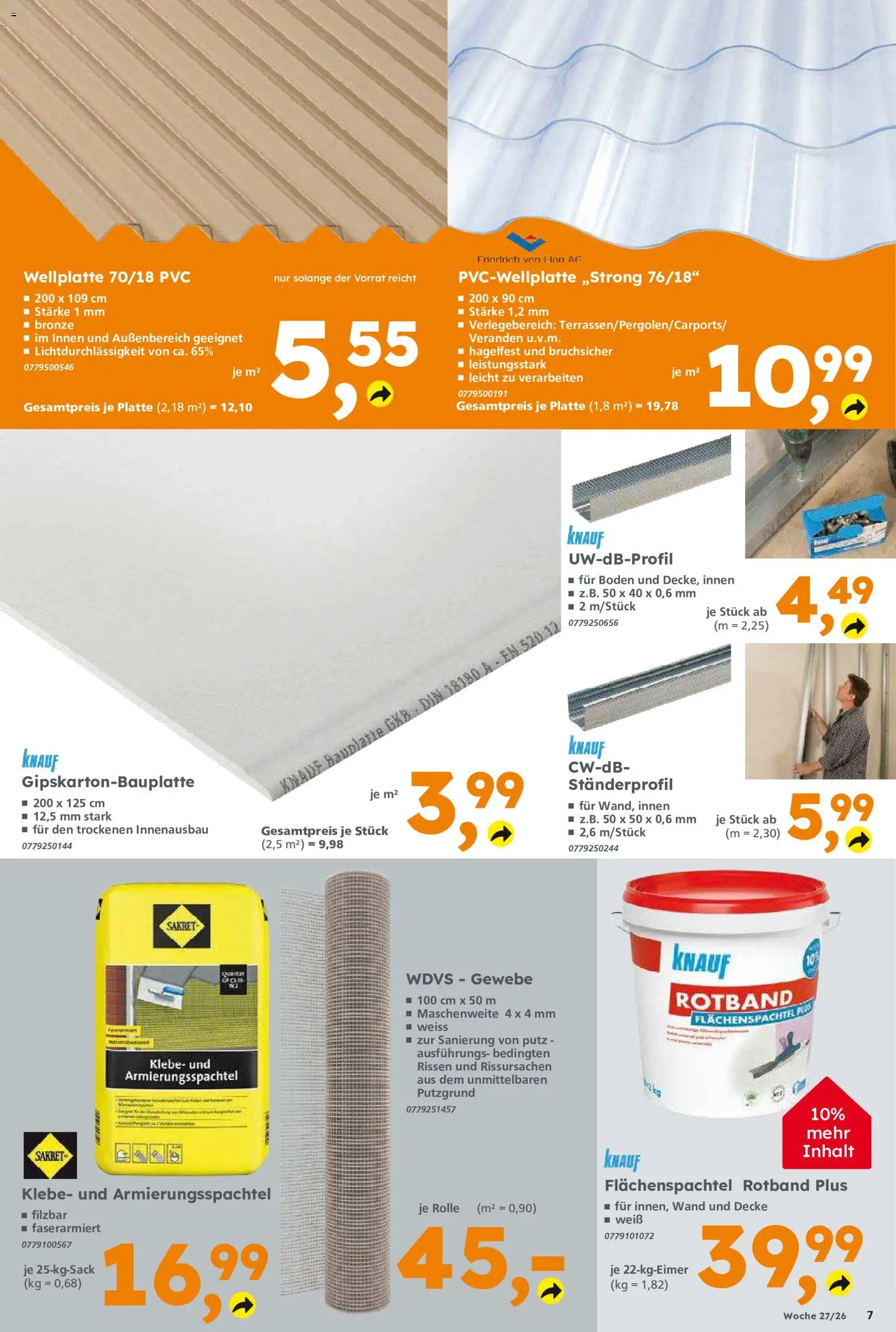 Globus Baumarkt Prospekt – gültig ab 29.06.2026 | Seite: 7