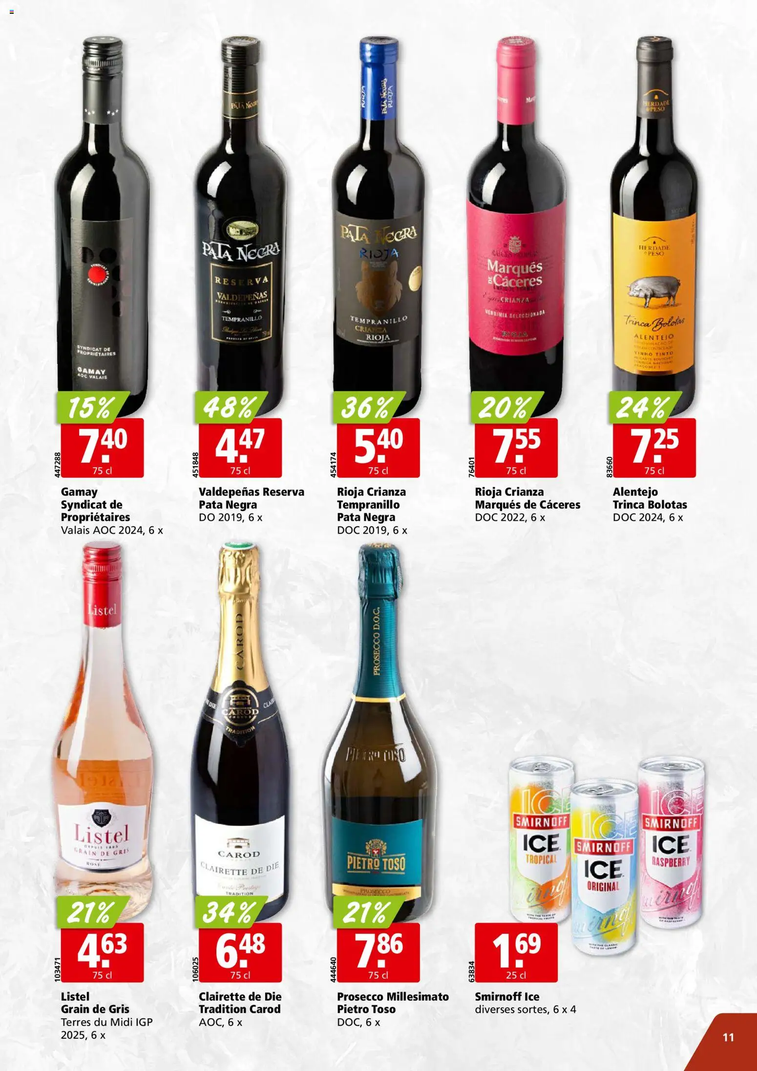 Aligro aktionen Revendeurs Chavannes, Matran, Genève, Sion – gültig ab 31.08.2026 | Seite: 11 | Produkte: Prosecco